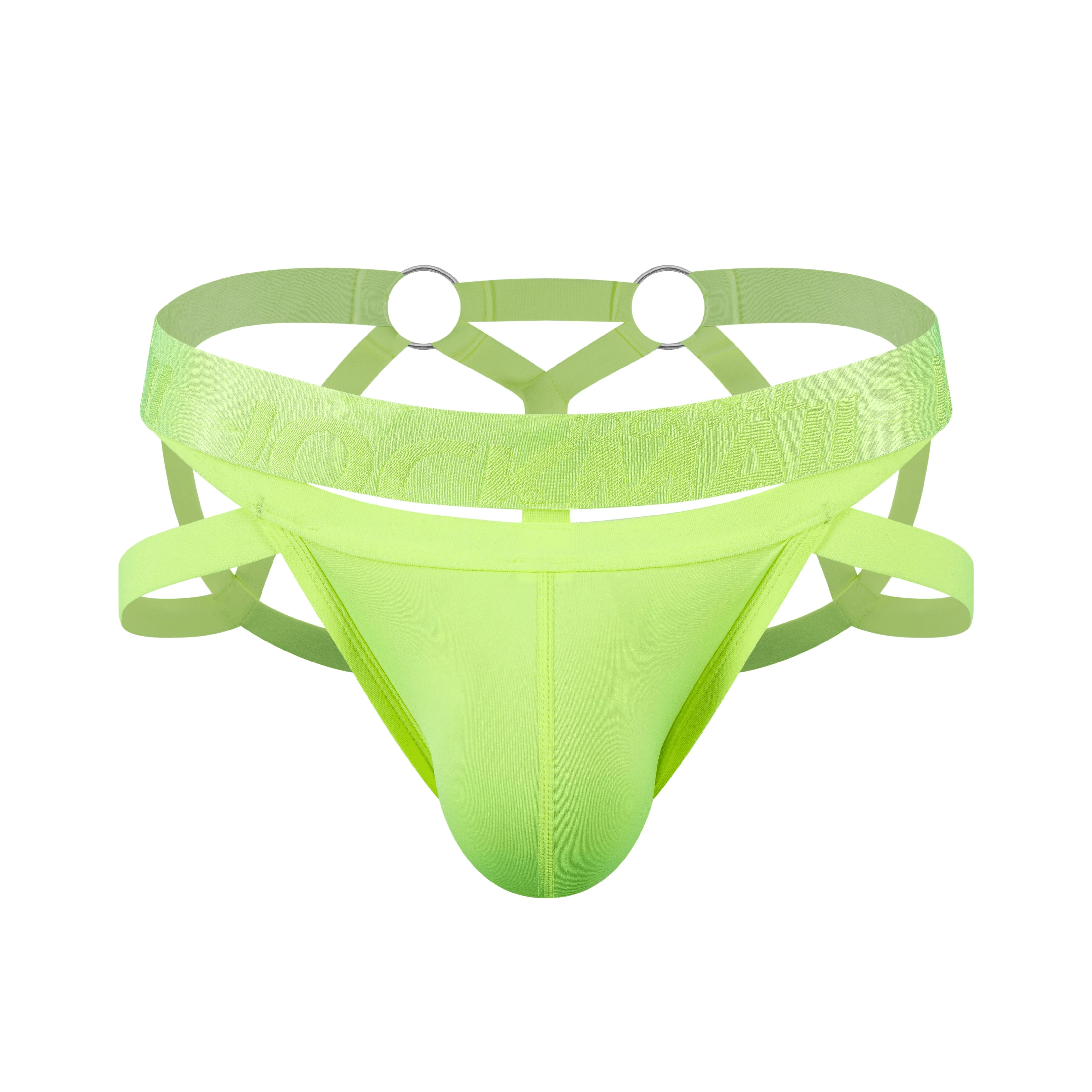 Men's JOCKMAIL JM253 - Monochromatic Spider Fetish Jockstrap - Image 10