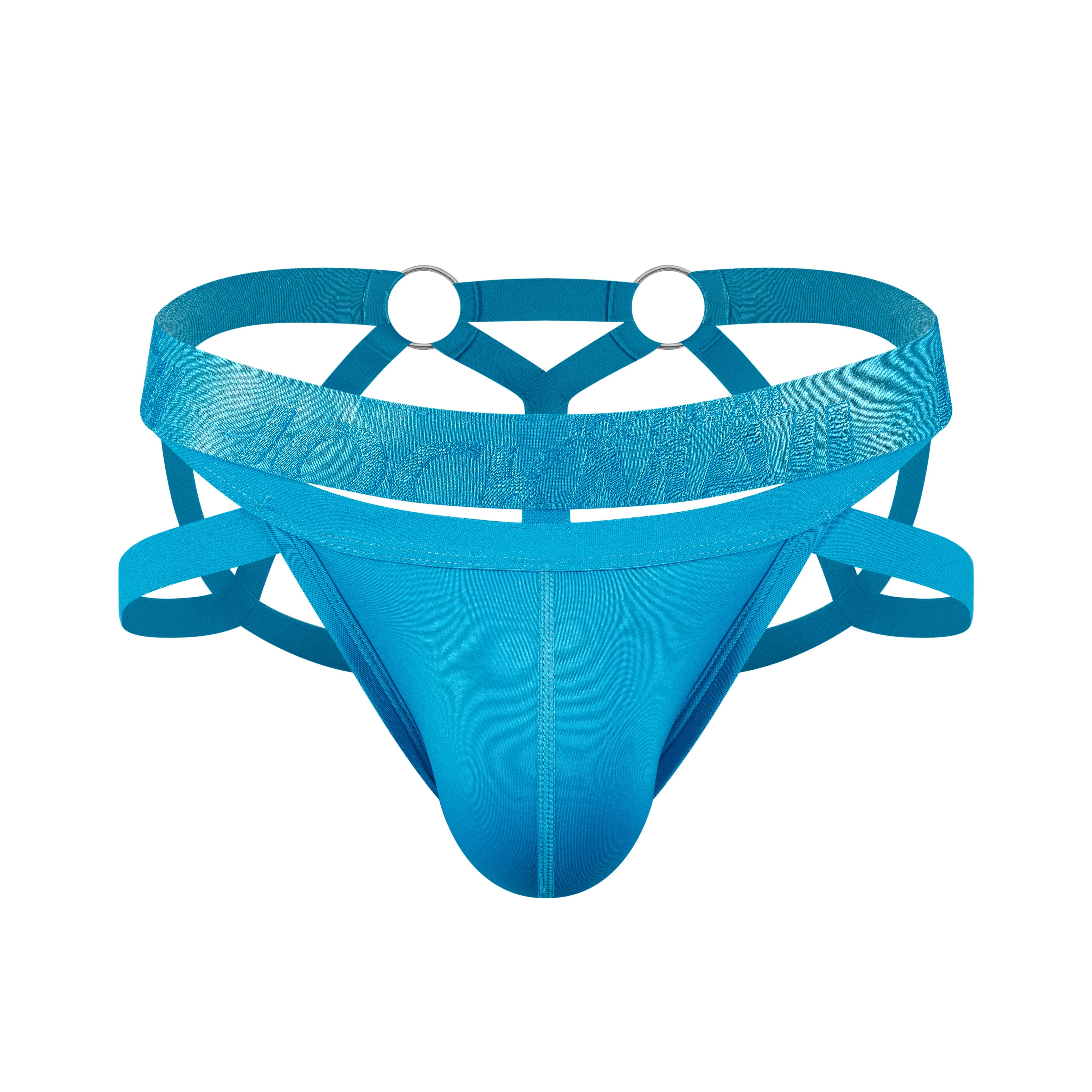 Men's JOCKMAIL JM253 - Monochromatic Spider Fetish Jockstrap - Image 11
