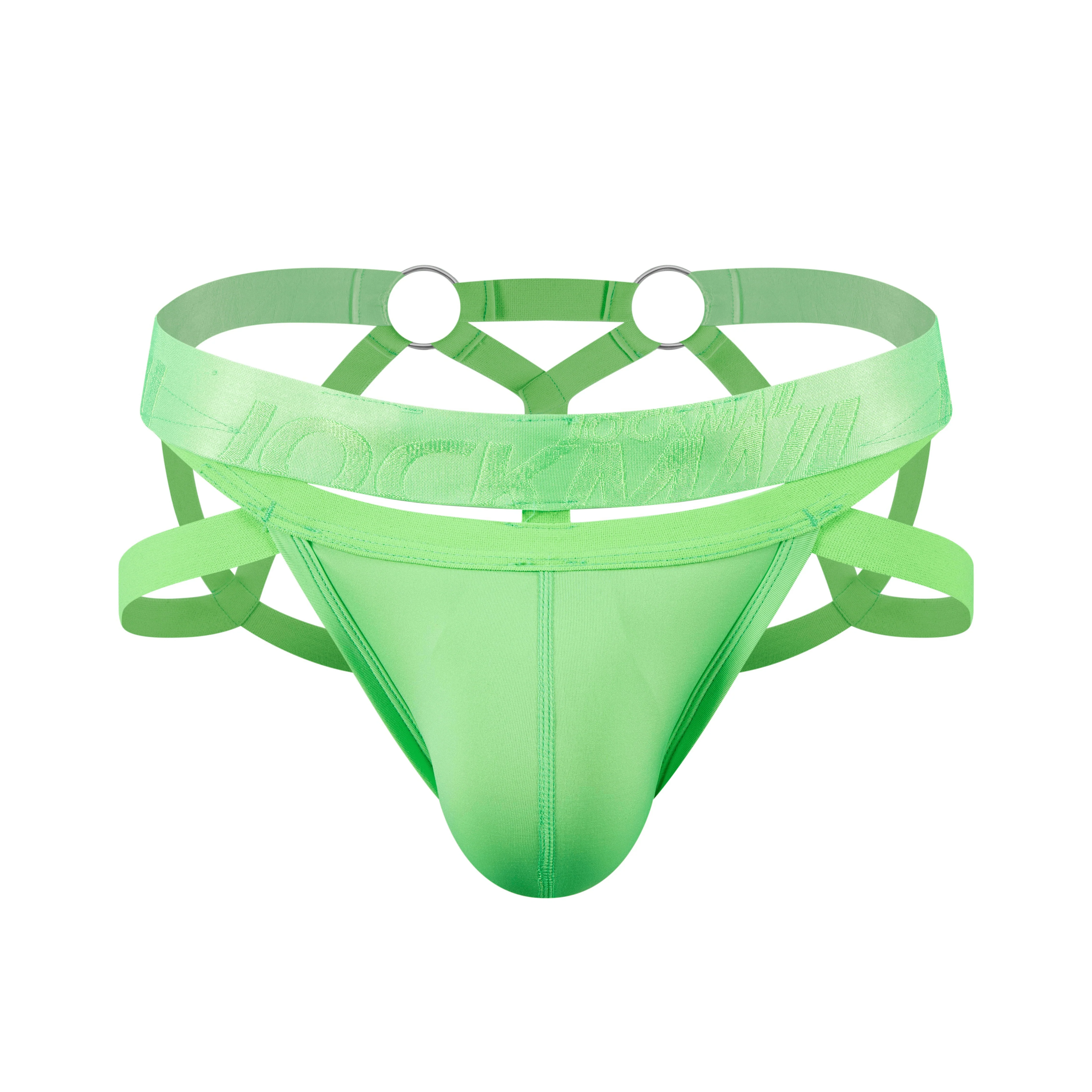 Men's JOCKMAIL JM253 - Monochromatic Spider Fetish Jockstrap - Image 13
