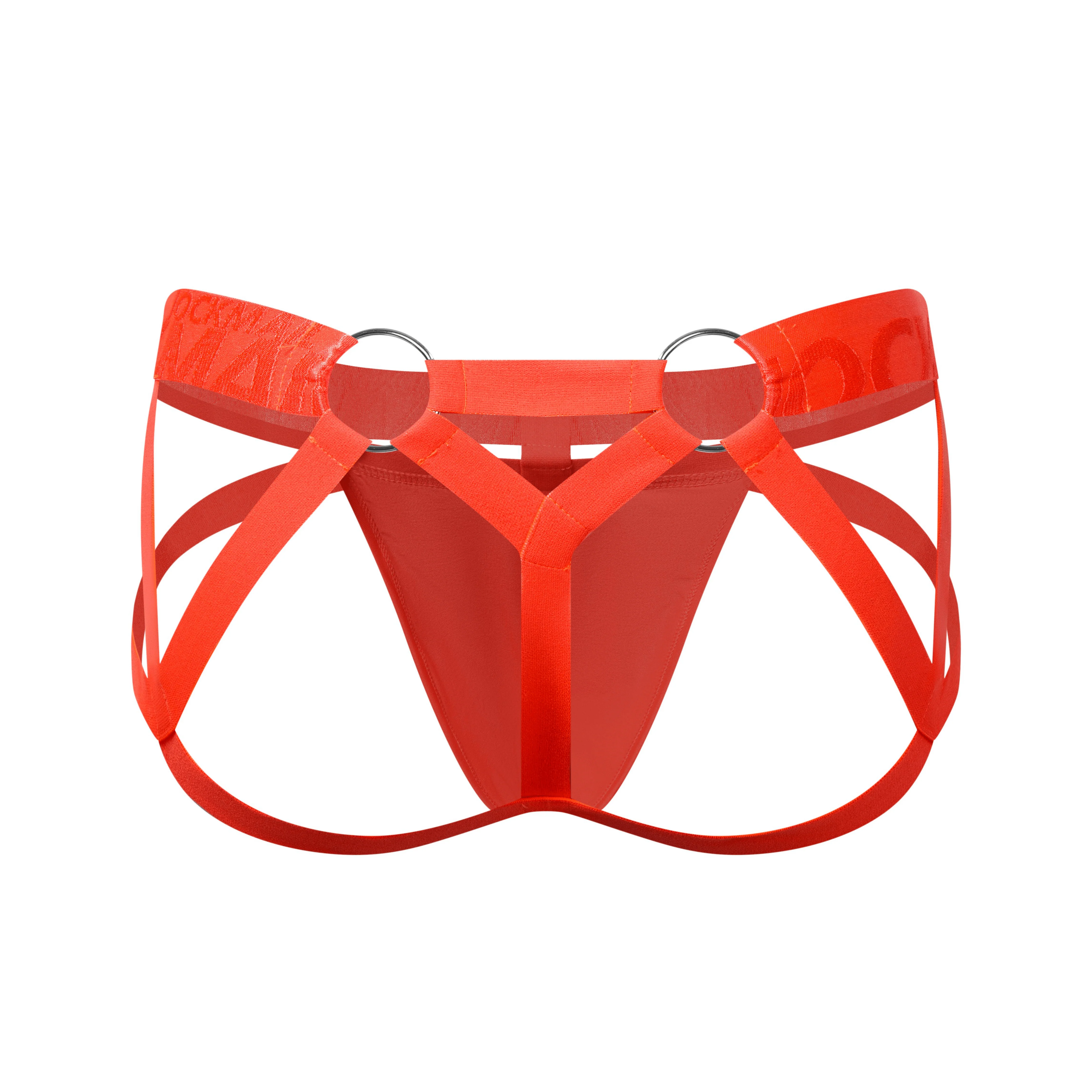 Men's JOCKMAIL JM253 - Monochromatic Spider Fetish Jockstrap - Image 16