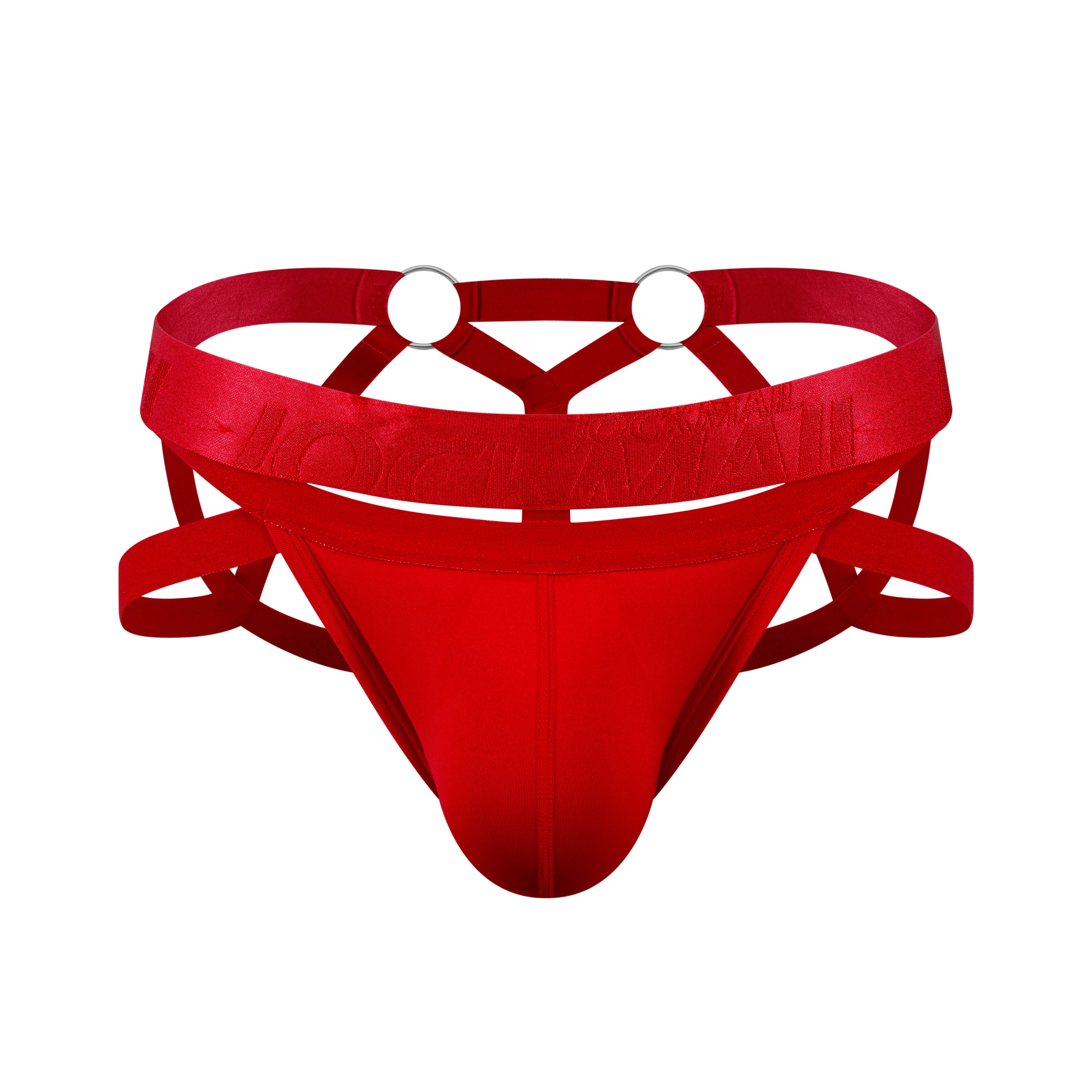 Men's JOCKMAIL JM253 - Monochromatic Spider Fetish Jockstrap - Image 17
