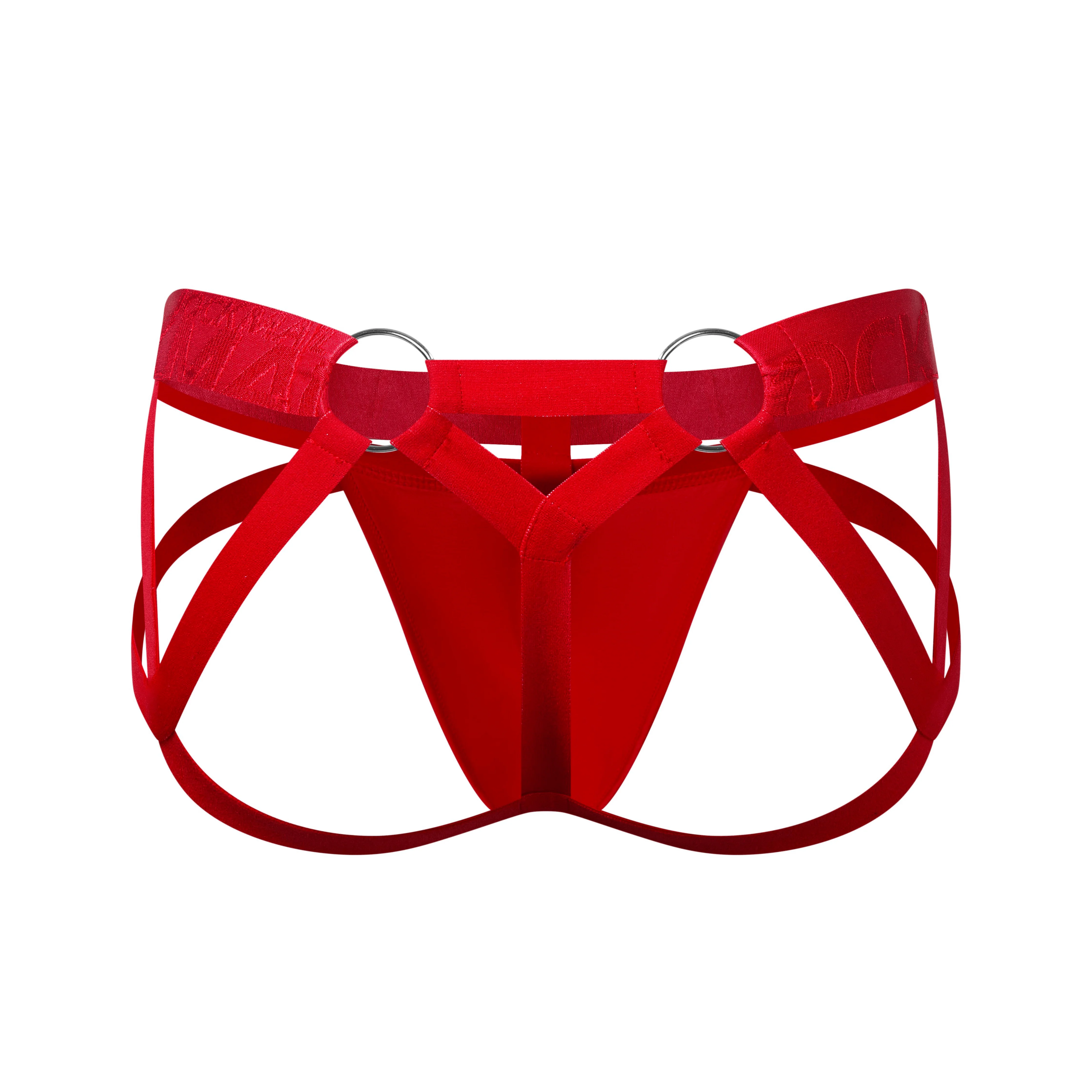 Men's JOCKMAIL JM253 - Monochromatic Spider Fetish Jockstrap - Image 18