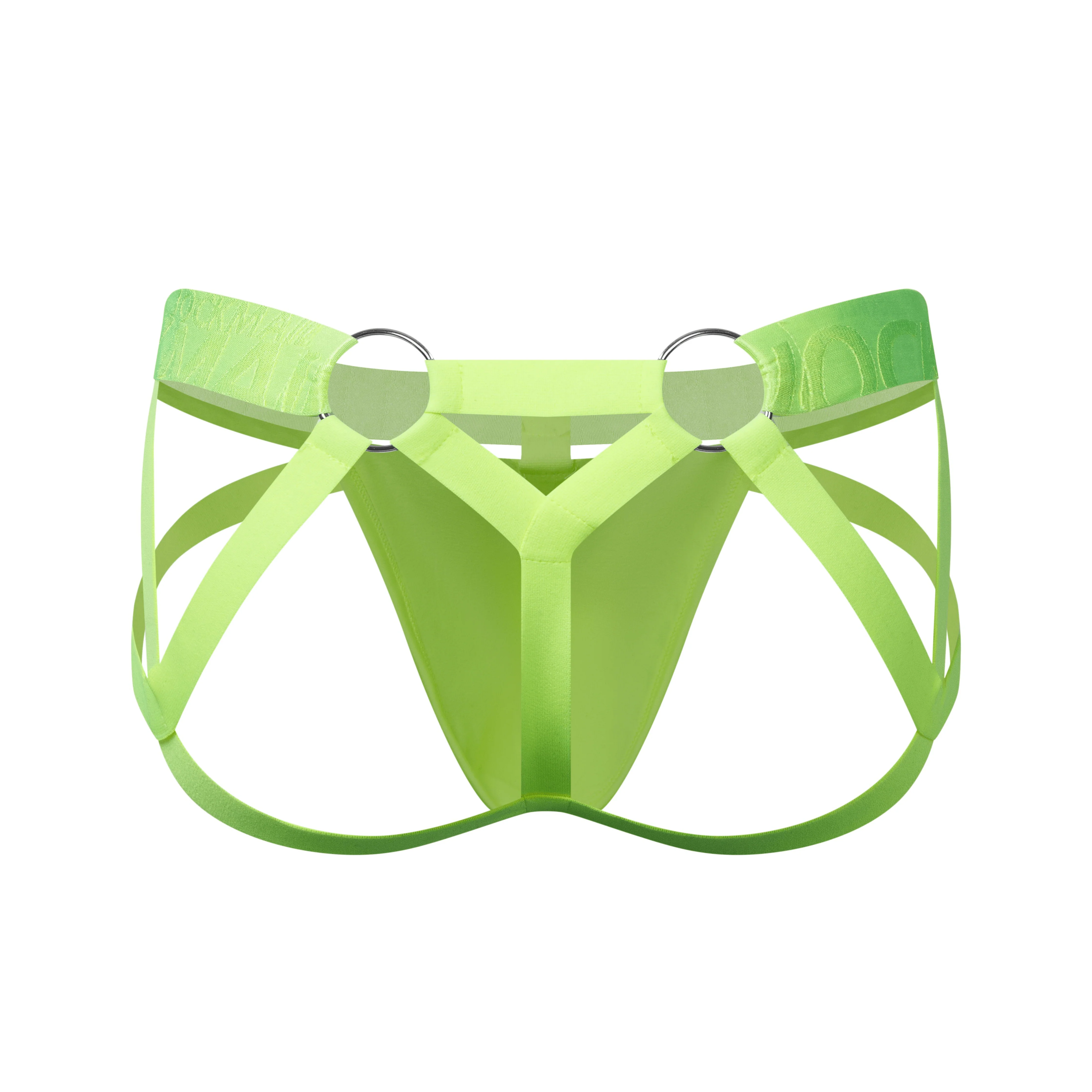 Men's JOCKMAIL JM253 - Monochromatic Spider Fetish Jockstrap - Image 6