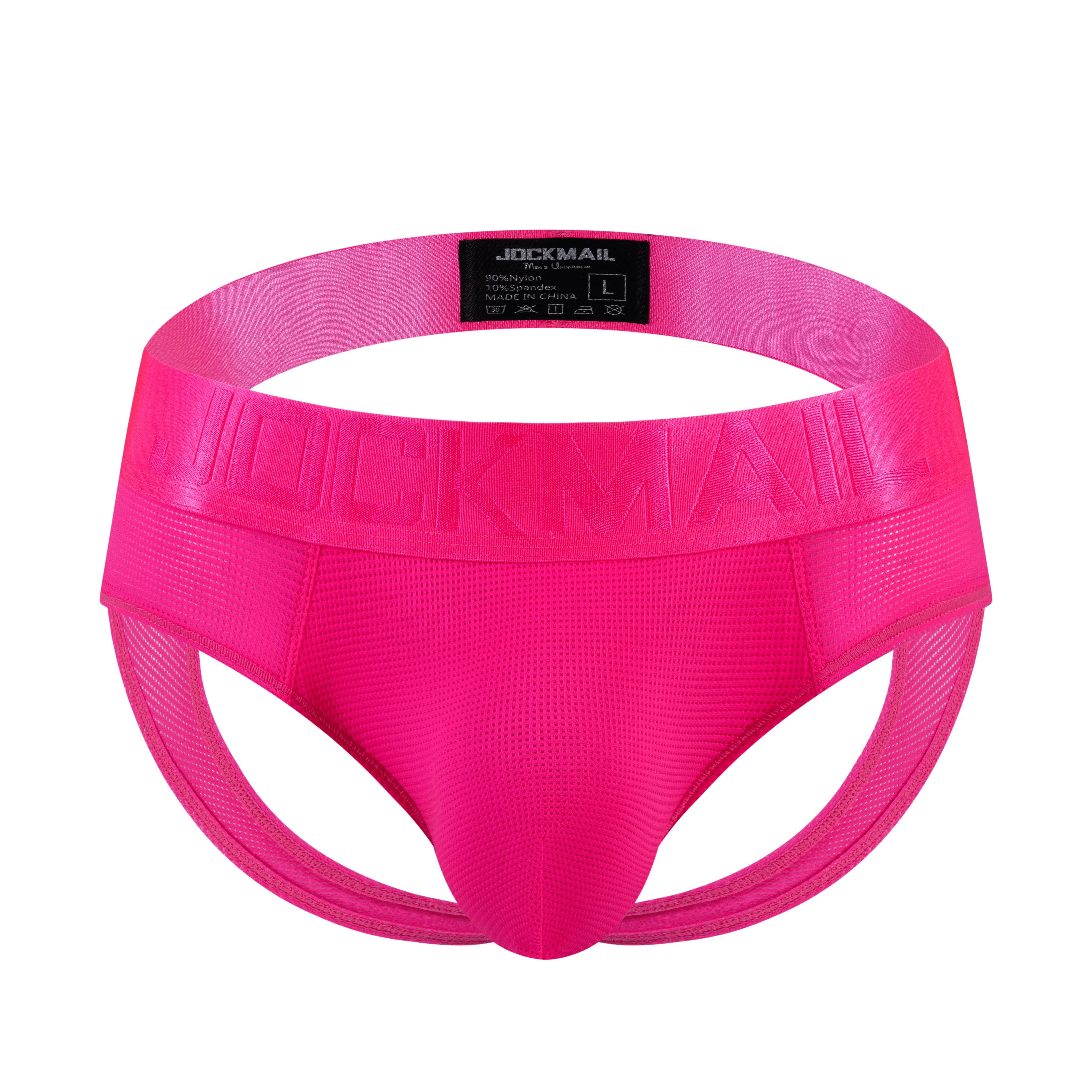 Men's JOCKMAIL JM357 - Neon Monochromatic Backless Brief - Image 7