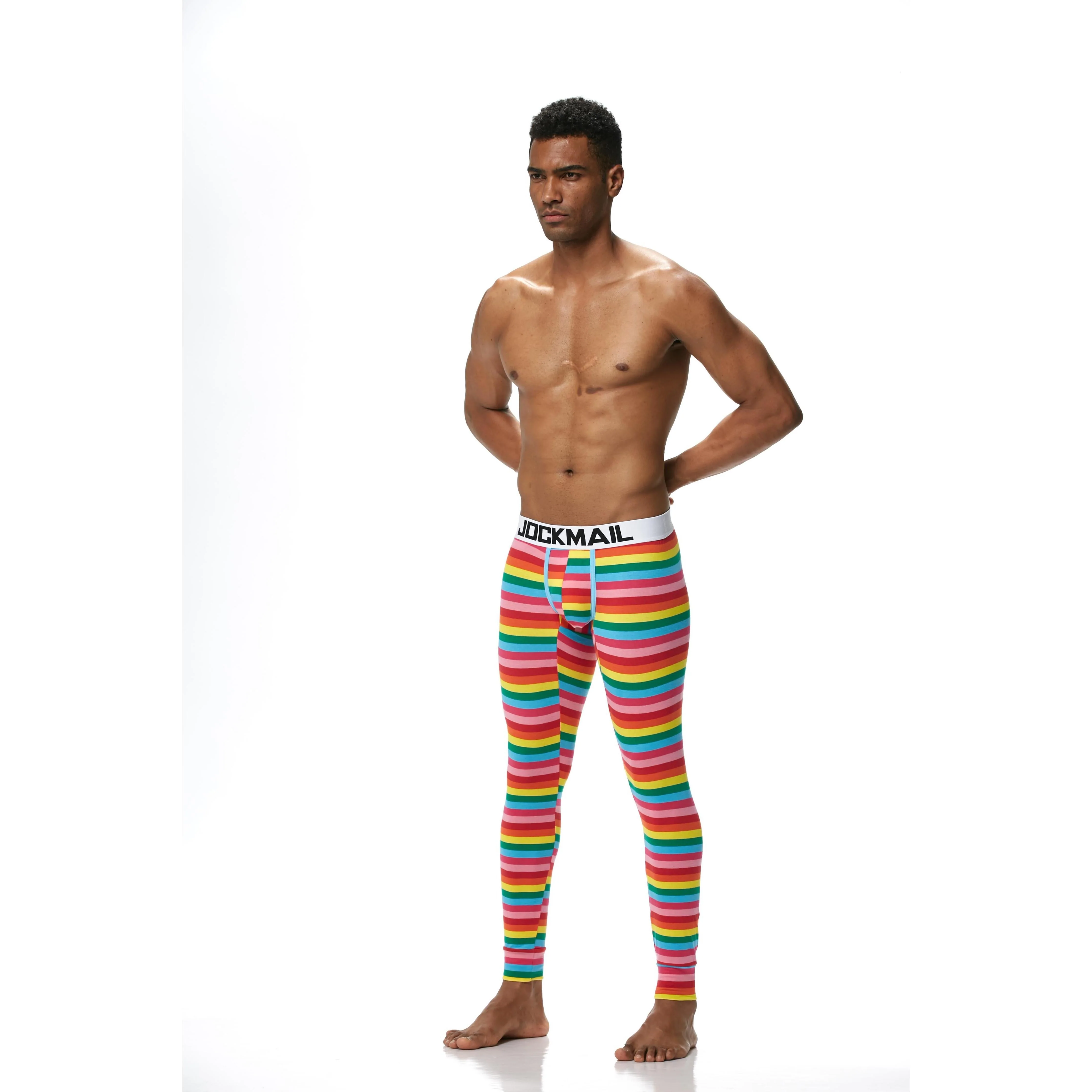 Men's JOCKMAIL JM1106 - Stripe Longjohn - Image 10