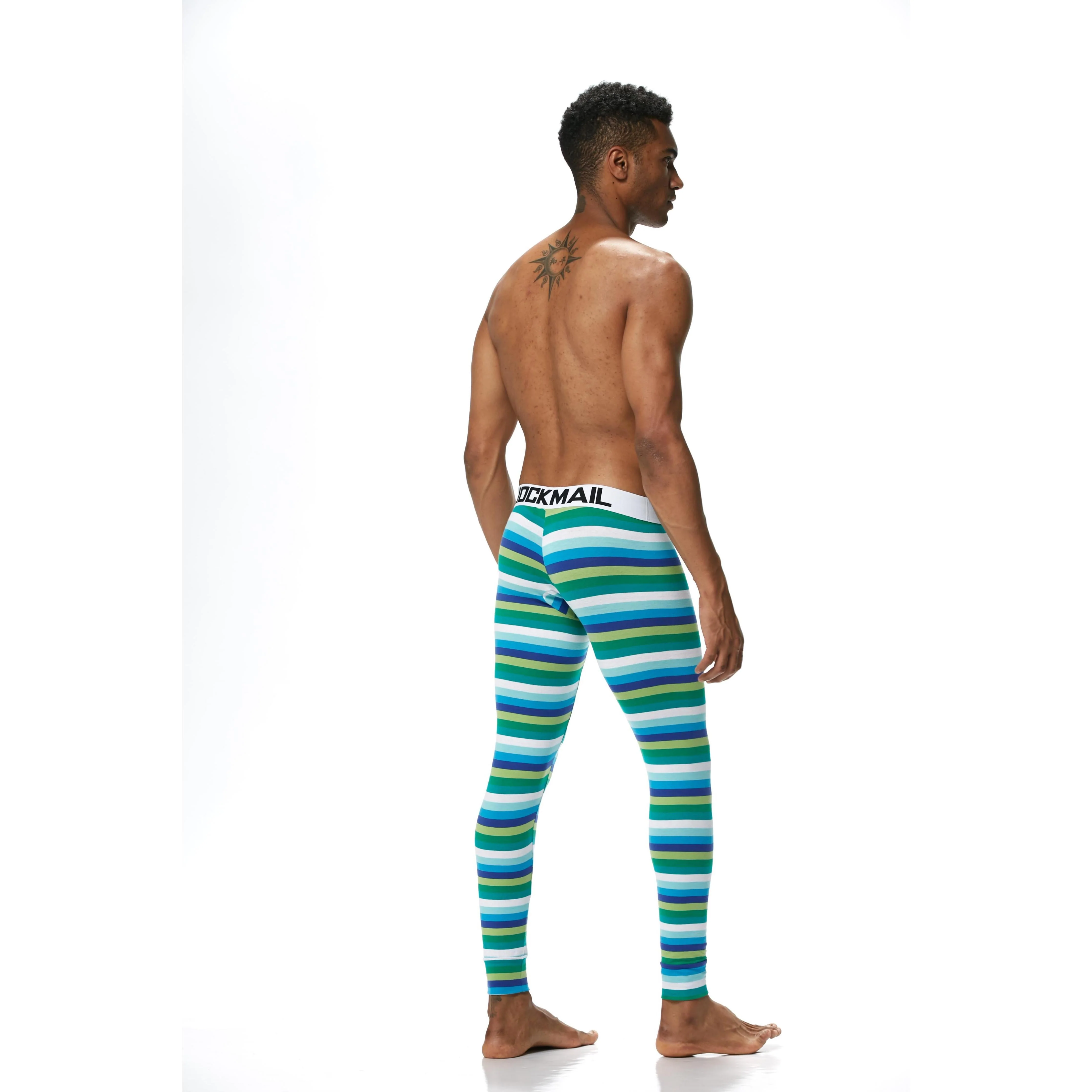 Men's JOCKMAIL JM1106 - Stripe Longjohn - Image 3
