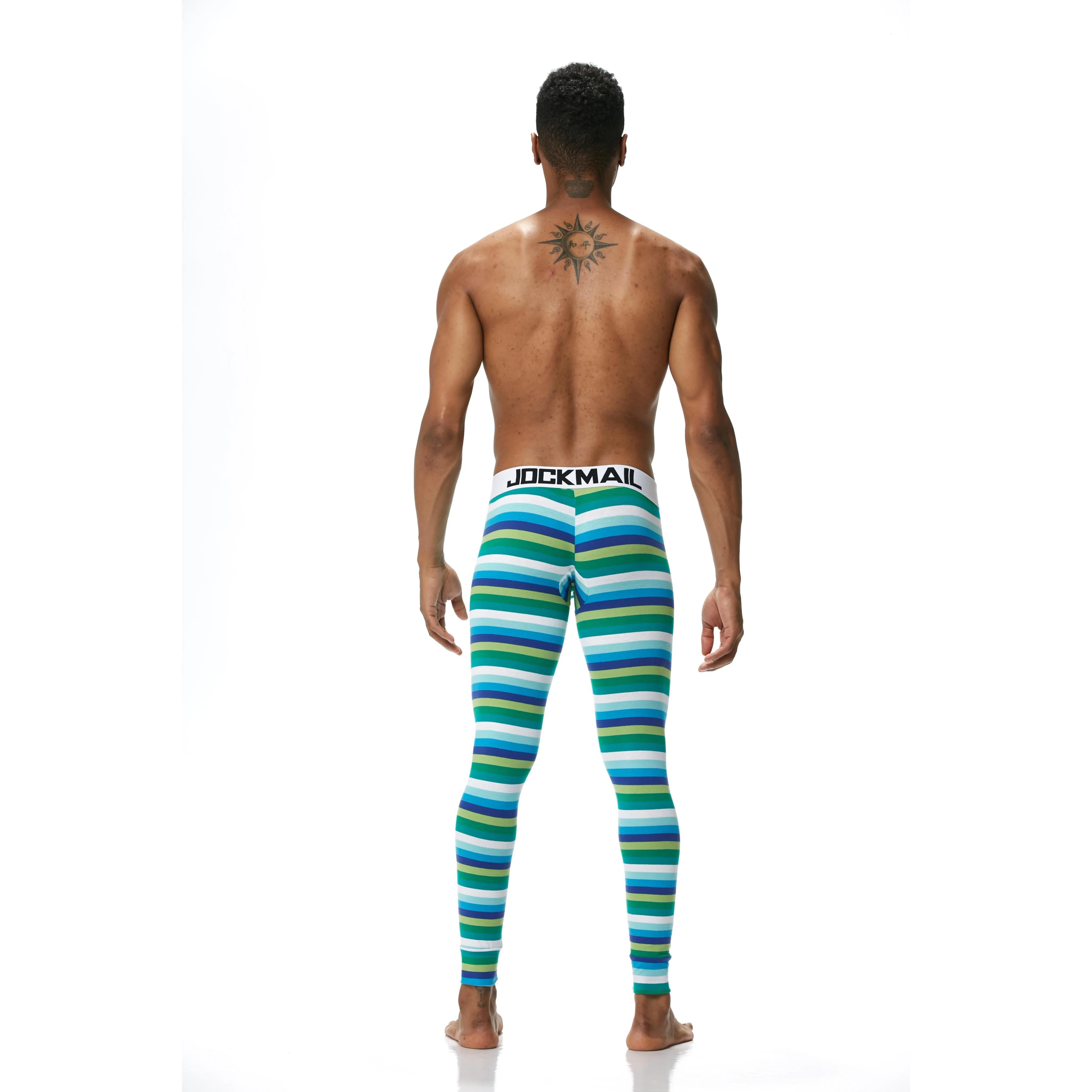 Men's JOCKMAIL JM1106 - Stripe Longjohn - Image 4