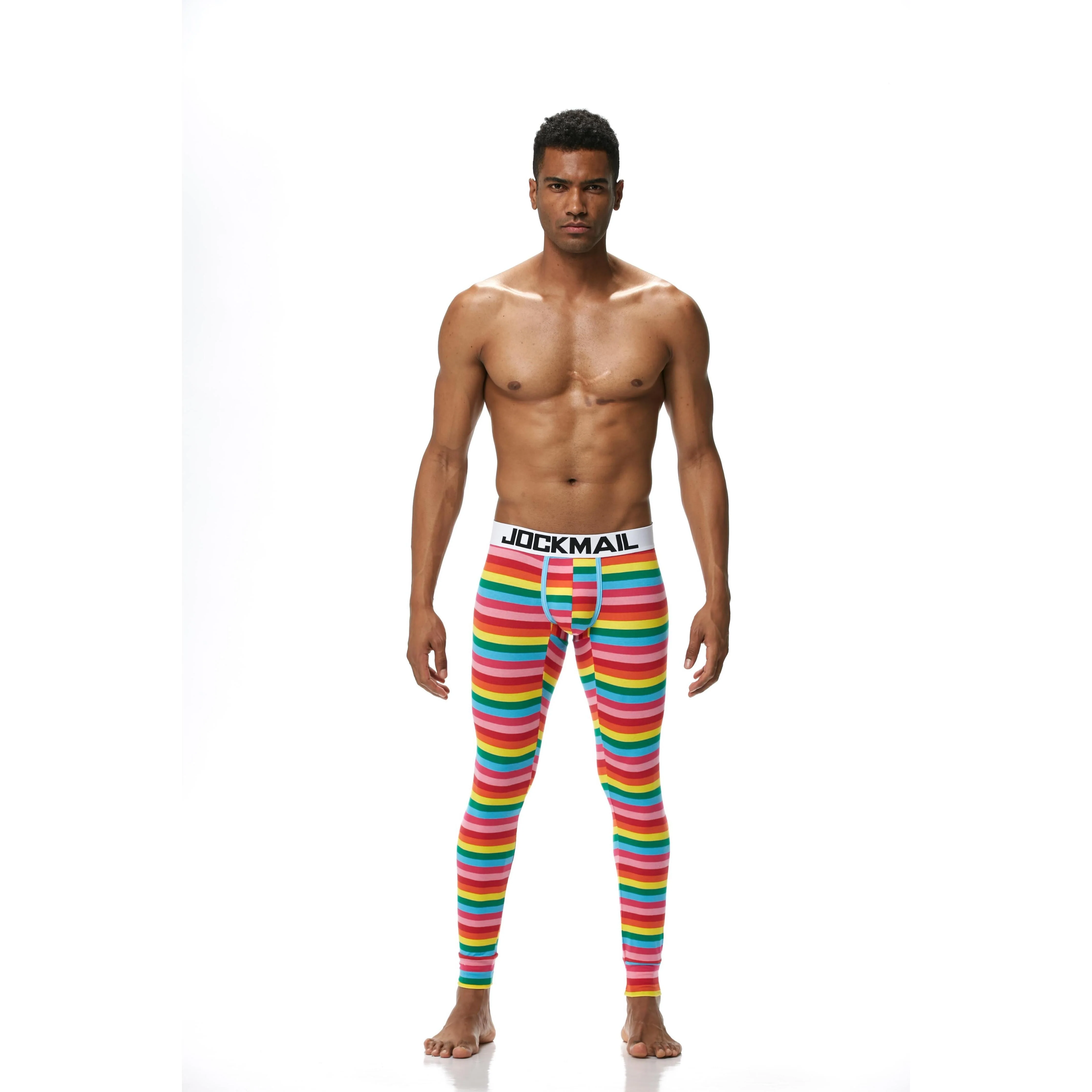 Men's JOCKMAIL JM1106 - Stripe Longjohn - Image 9