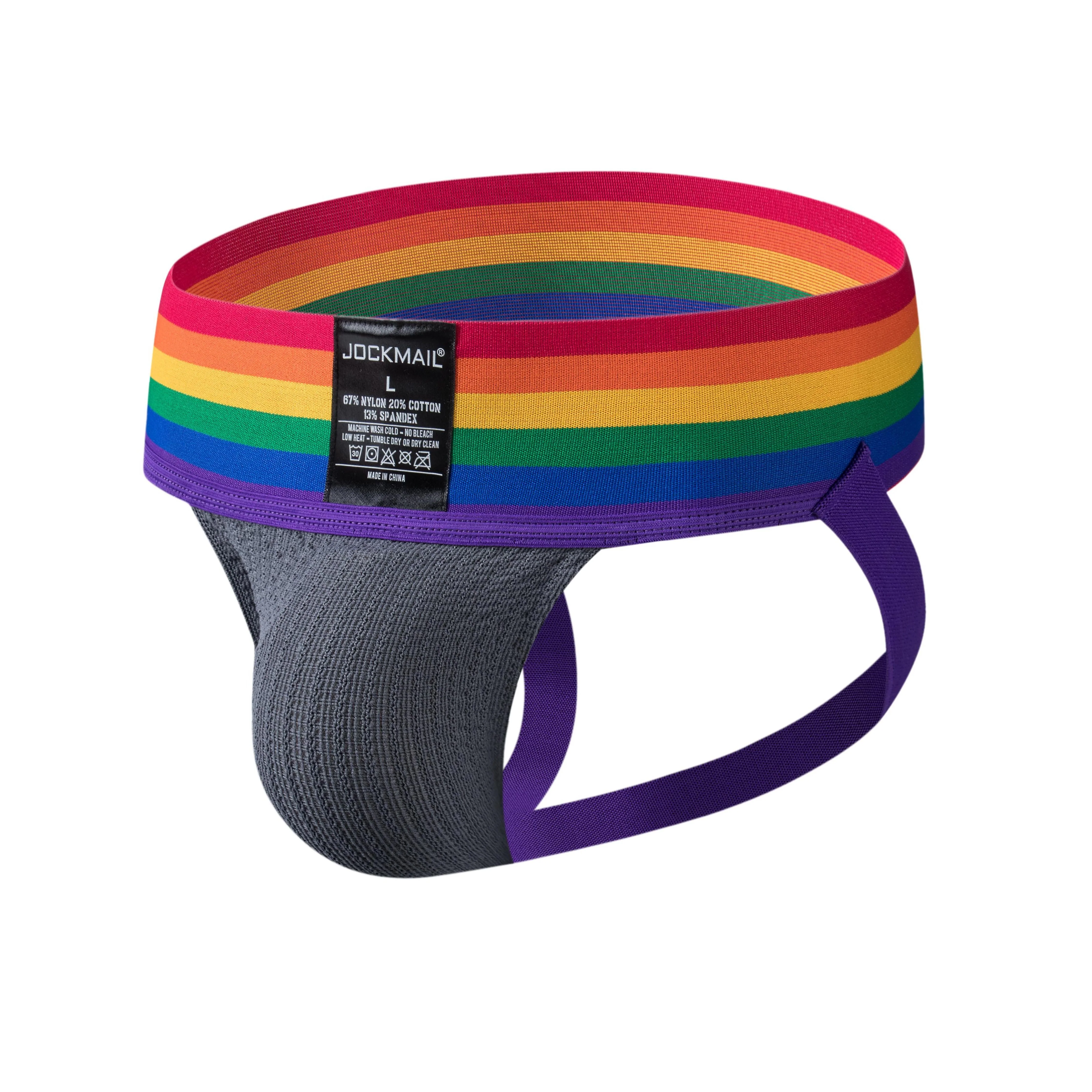 Men's JOCKMAIL JM235 - Old School Pride Jockstrap - Image 3