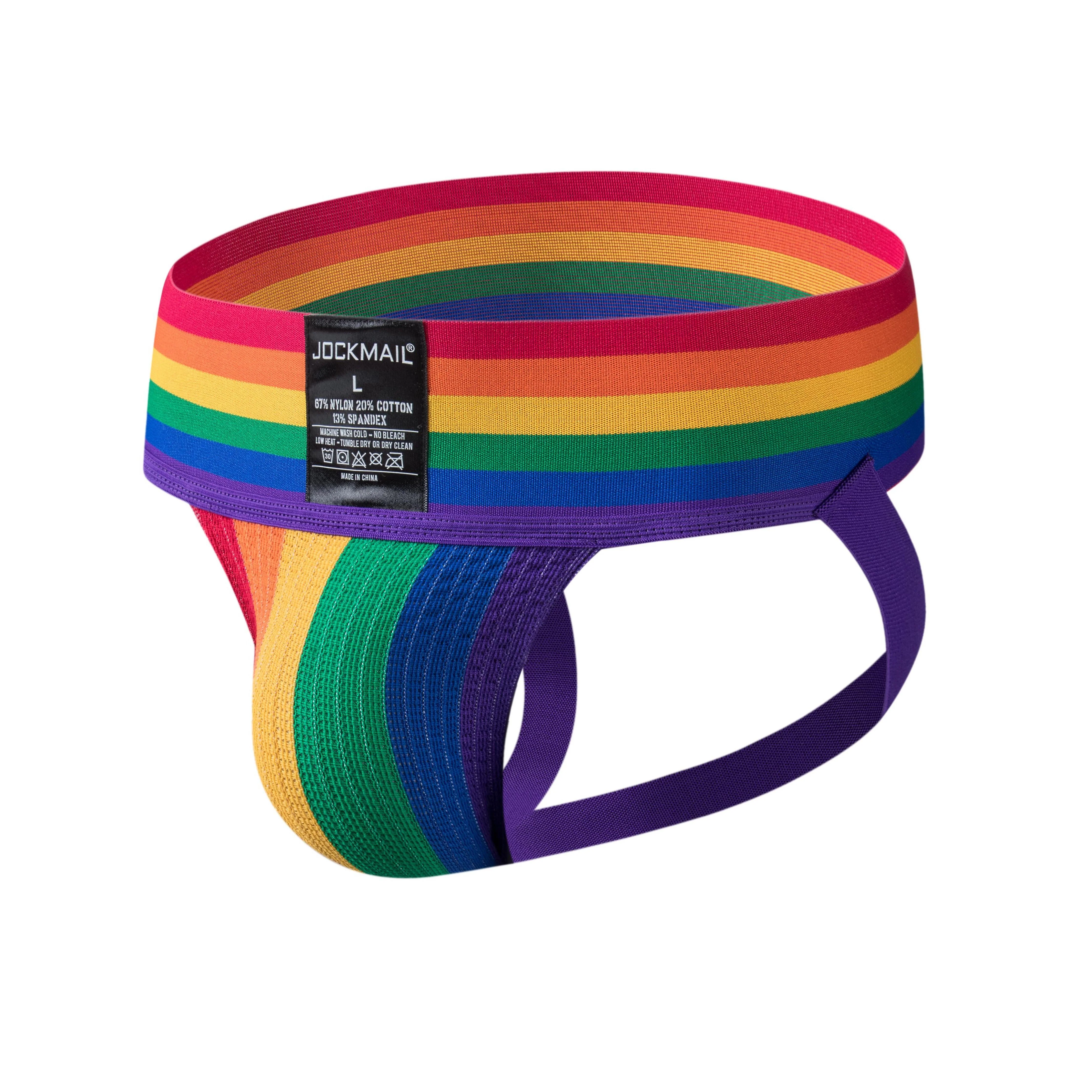 Men's JOCKMAIL JM235 - Old School Pride Jockstrap - Image 5