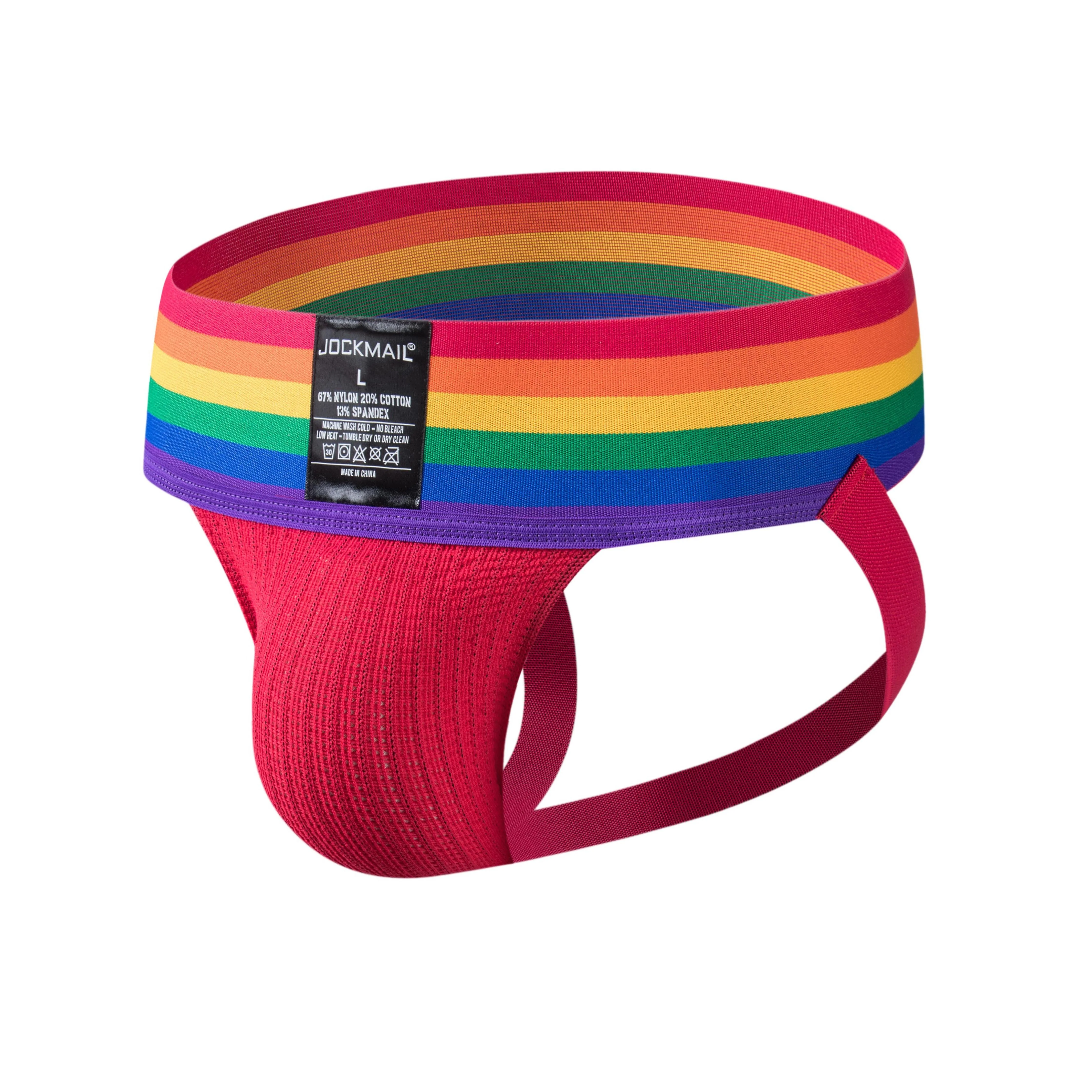 Men's JOCKMAIL JM235 - Old School Pride Jockstrap - Image 6