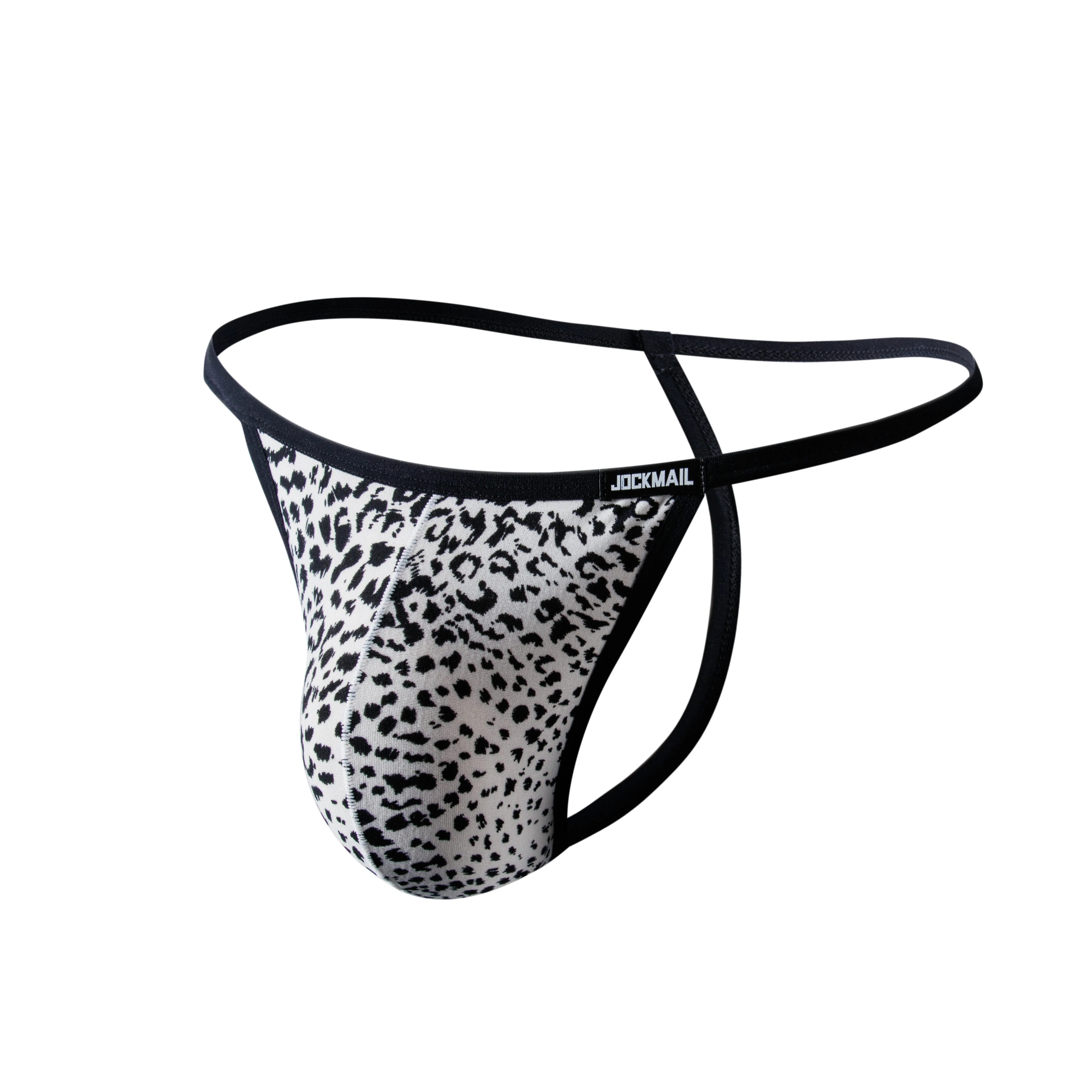 Men's JOCKMAIL JM241 - Leopard & Snake Thong - Image 4