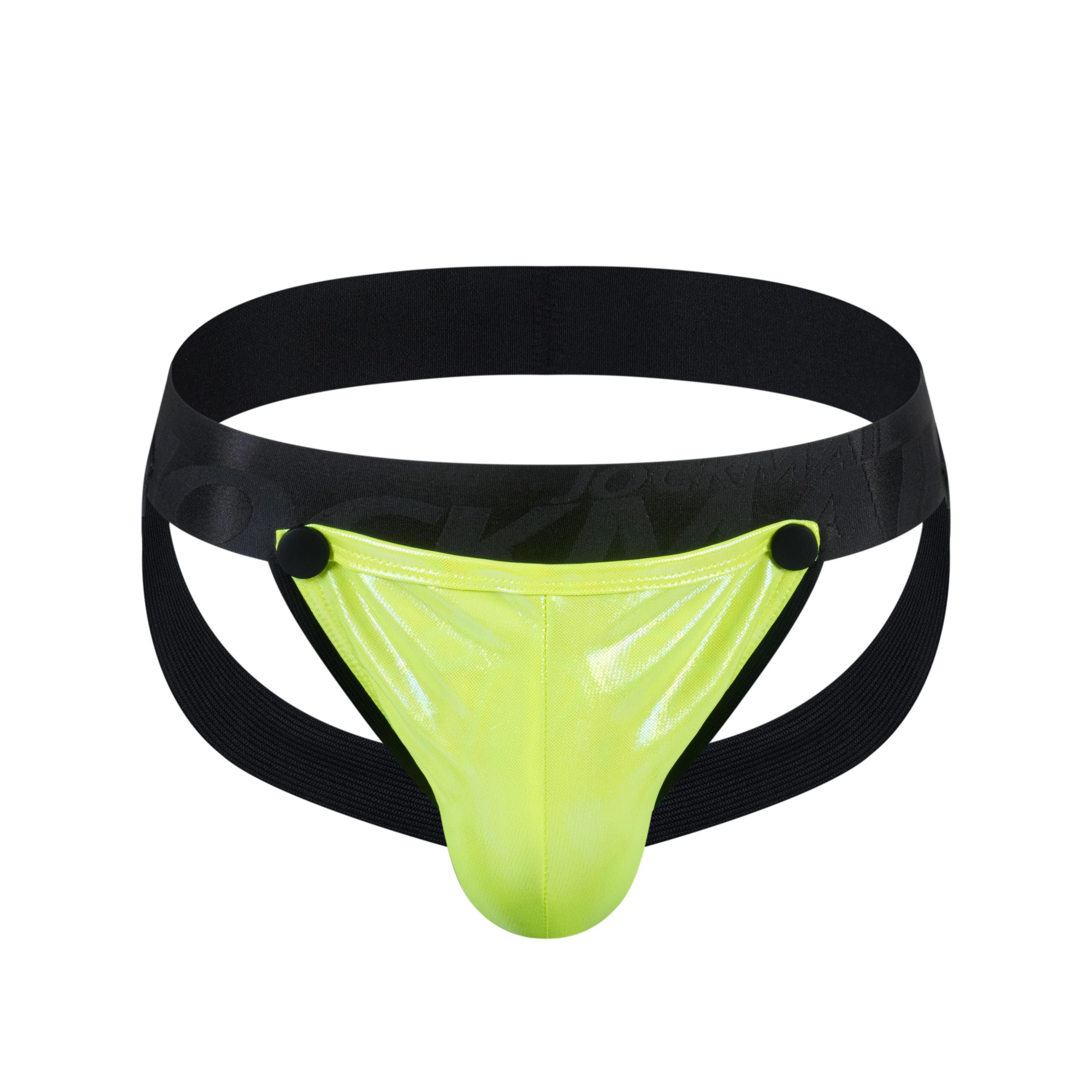 Men's JOCKMAIL JM257 - Detachable Iridescent Pouch Jockstrap - Image 5