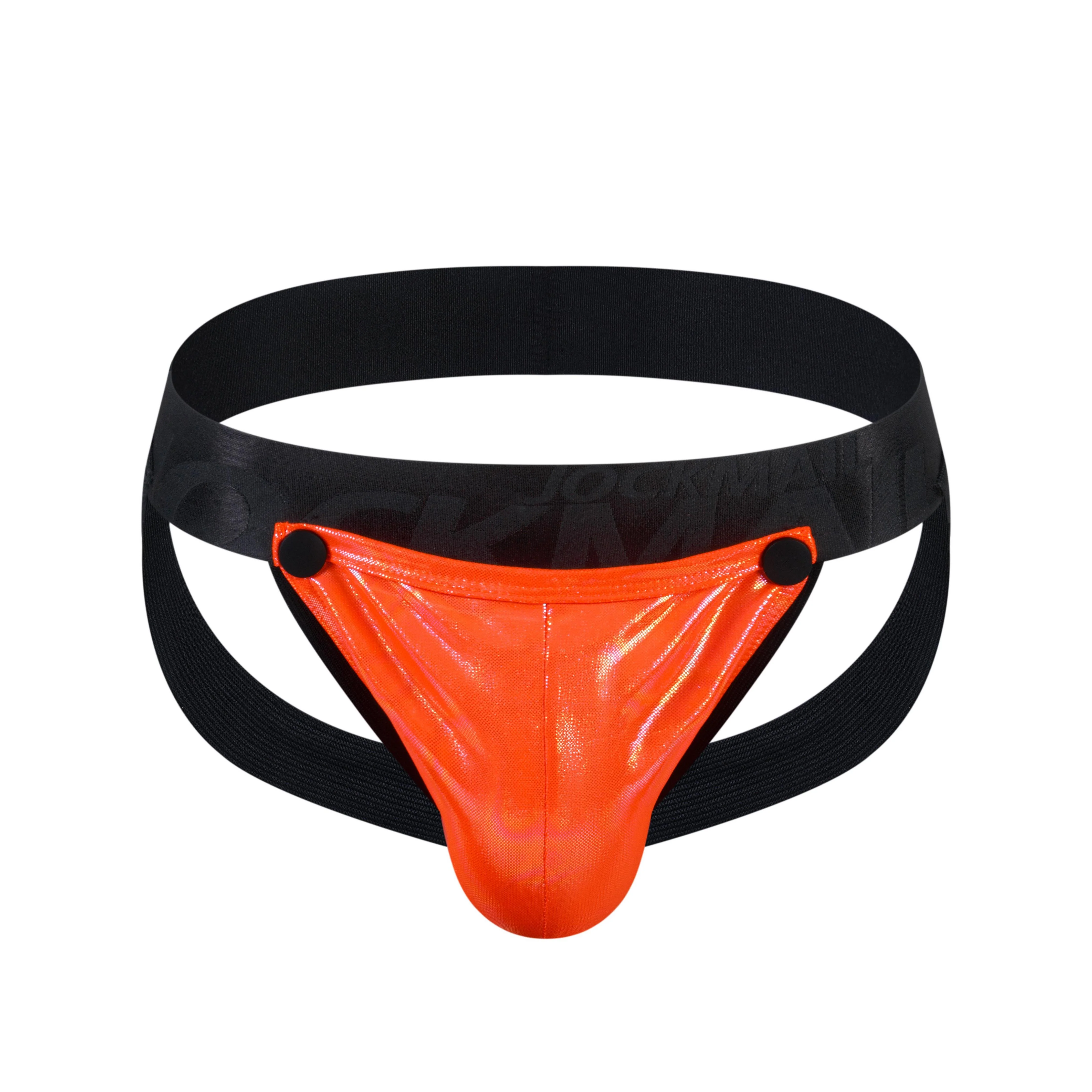 Men's JOCKMAIL JM257 - Detachable Iridescent Pouch Jockstrap - Image 6