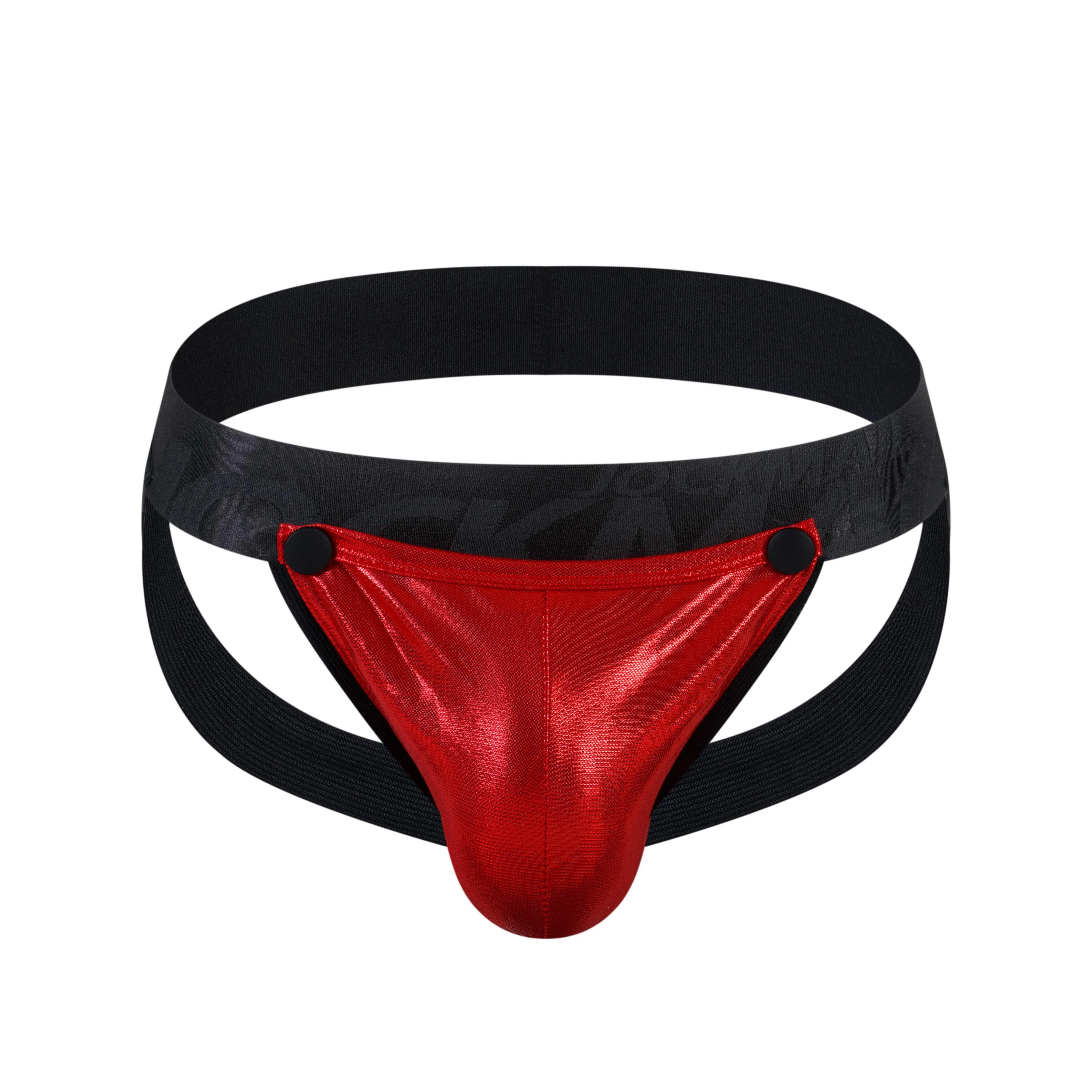 Men's JOCKMAIL JM257 - Detachable Iridescent Pouch Jockstrap - Image 7