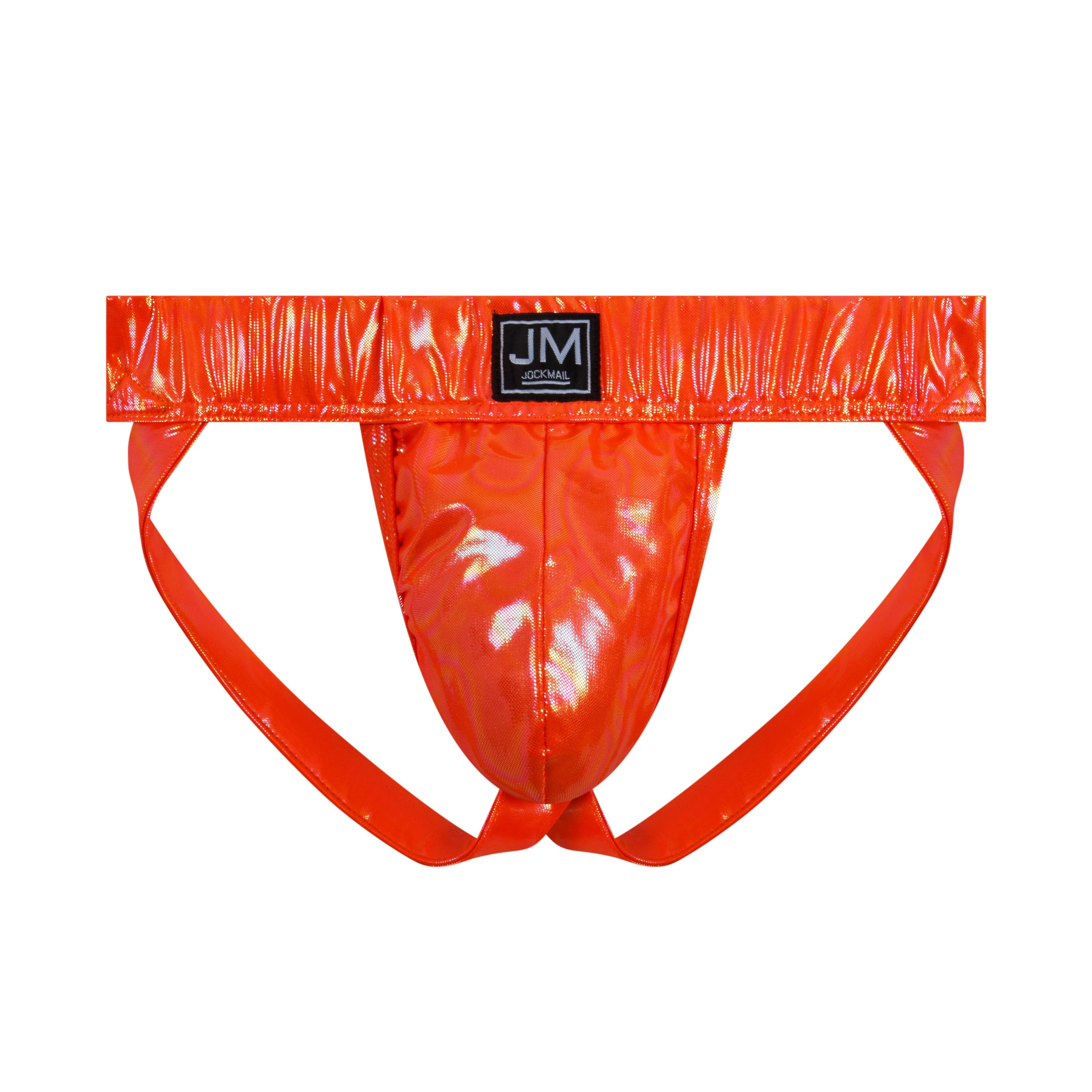 Men's JOCKMAIL JM258 - Iridescent Ribbed Jockstrap - Image 4