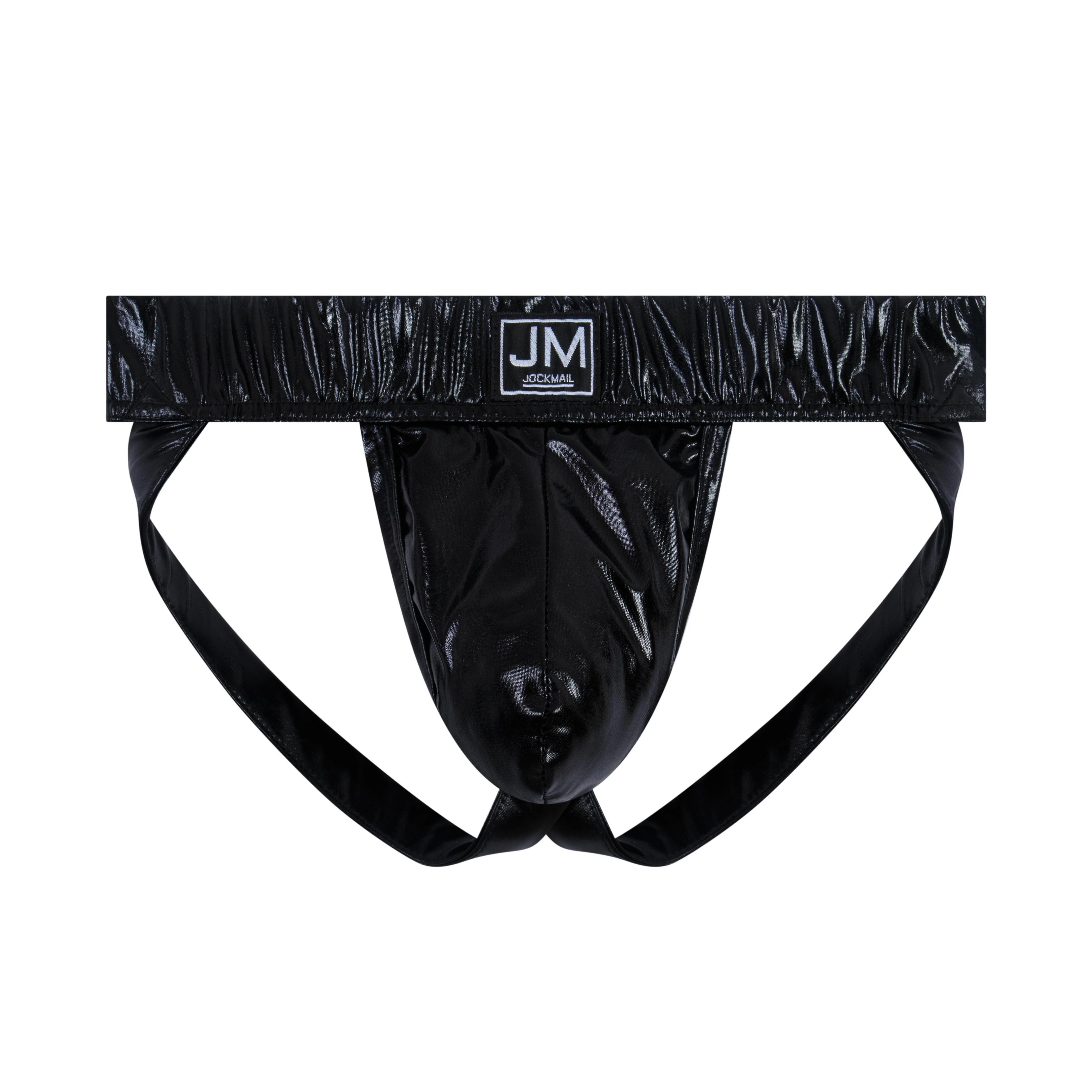 Men's JOCKMAIL JM258 - Iridescent Ribbed Jockstrap - Image 5