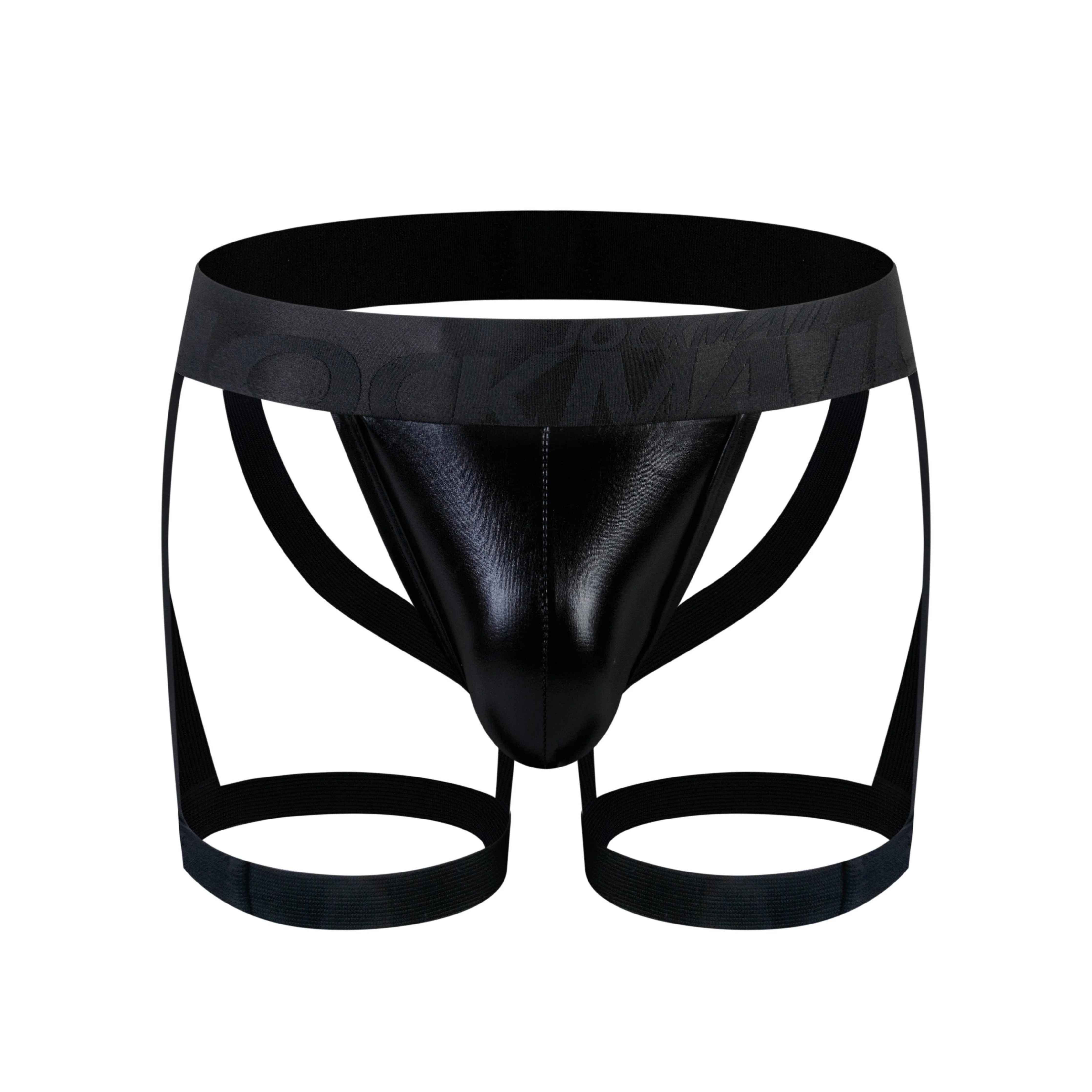 Men's JOCKMAIL JM259 - Iridescent Jockstrap + Leg Straps - Image 5