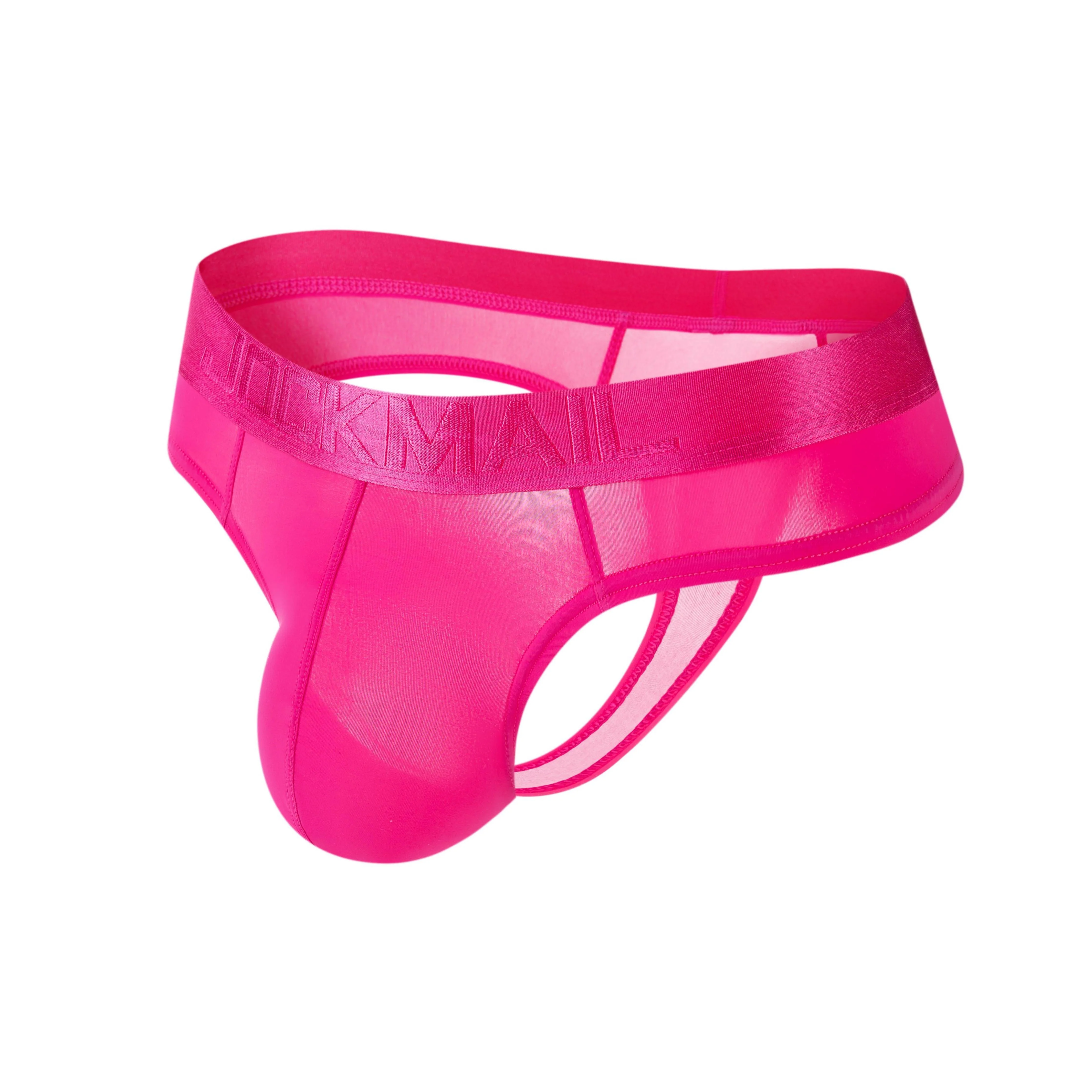 Men's JOCKMAIL JM291 - Monochrome G-String - Image 4