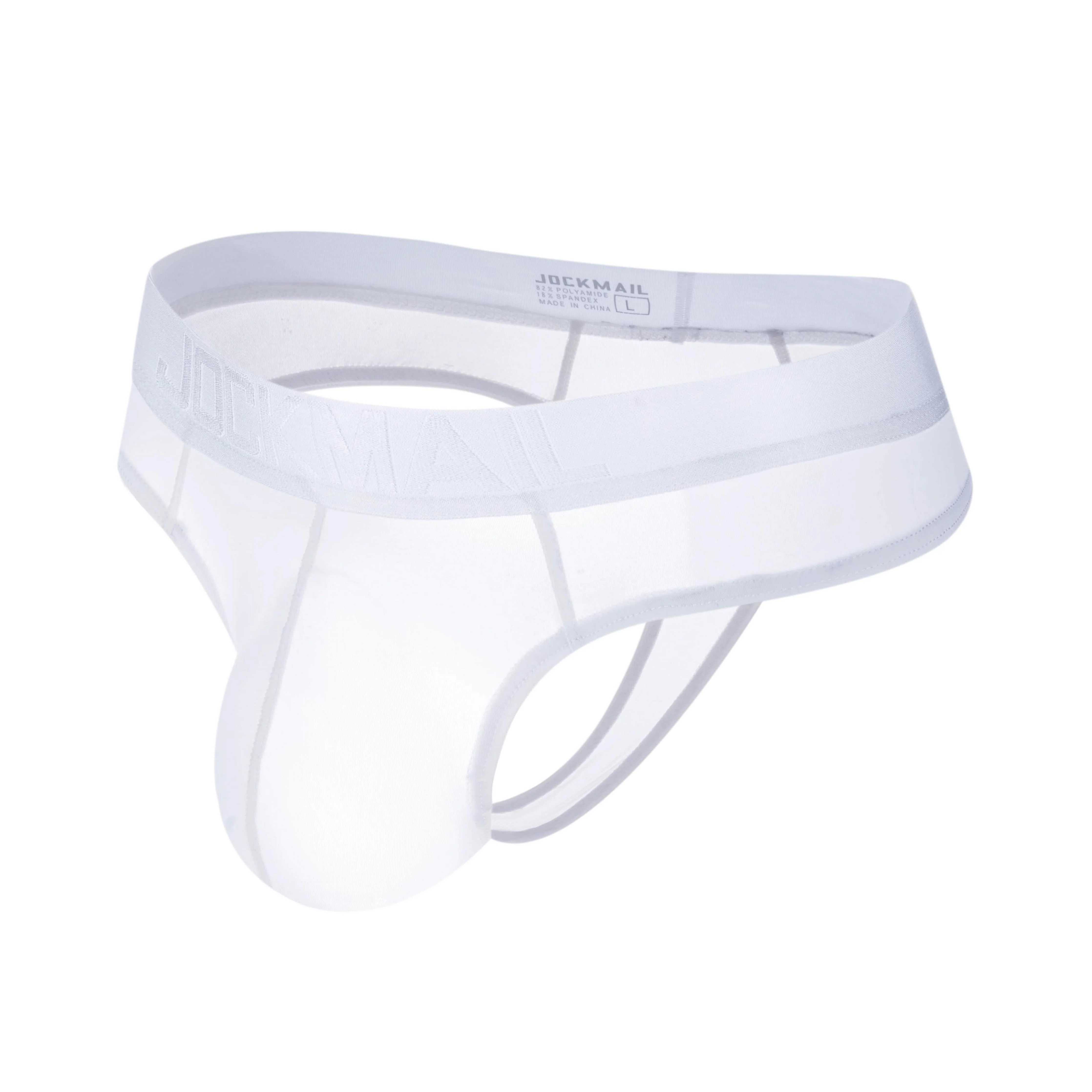 Men's JOCKMAIL JM291 - Monochrome G-String - Image 6