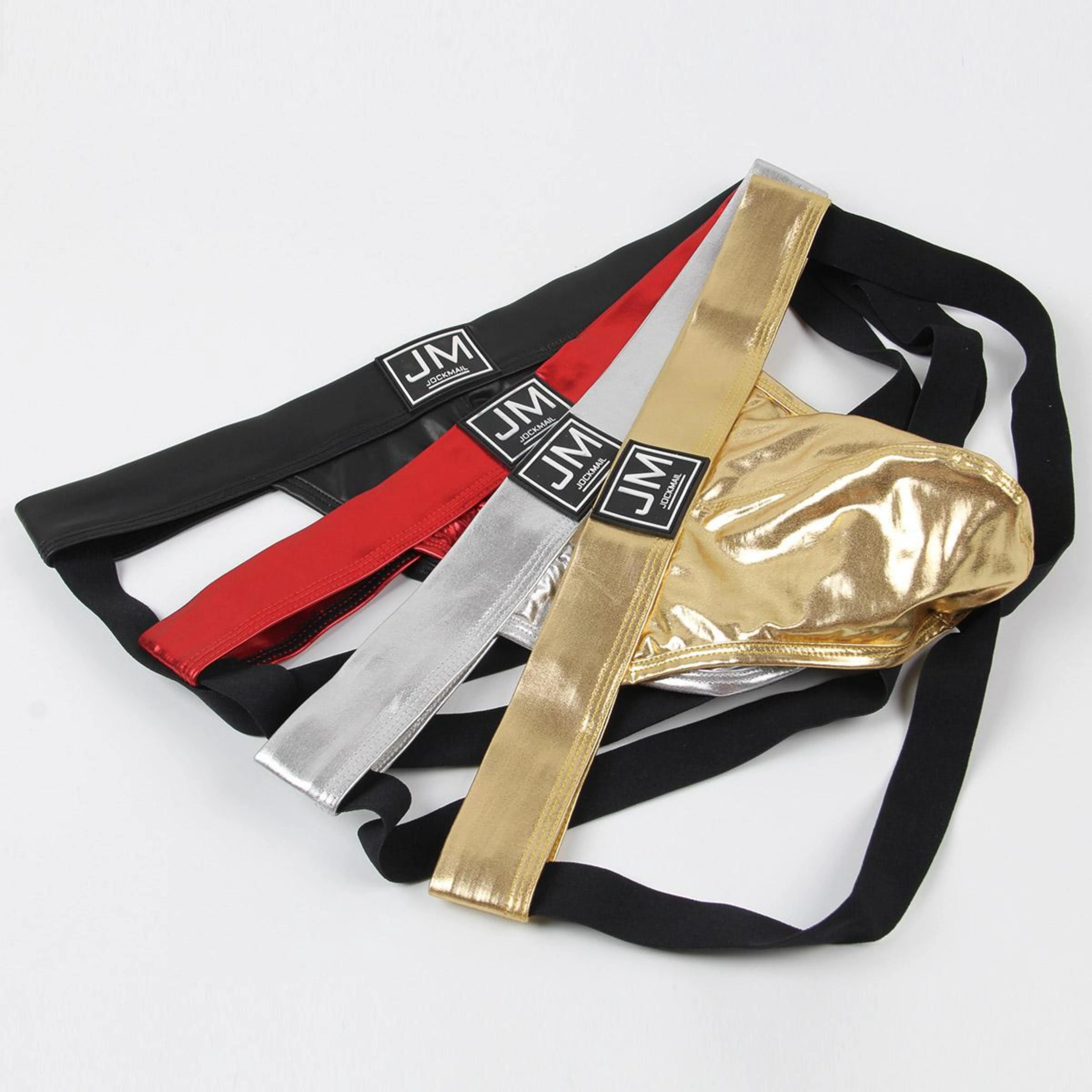 Men's JOCKMAIL JM294 - Shine Jockstrap - Image 5