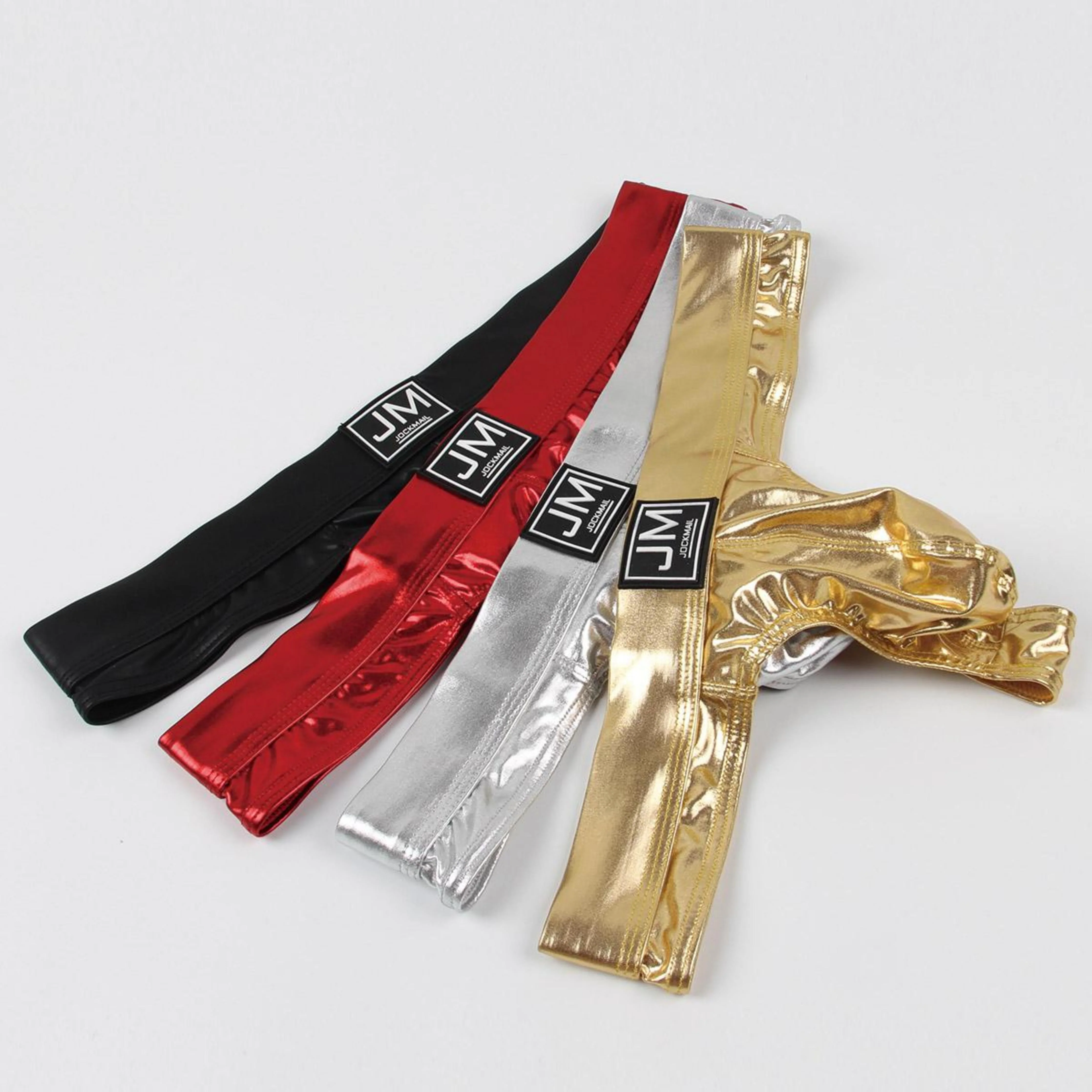 Men's JOCKMAIL JM295 - Shine Thong - Image 5