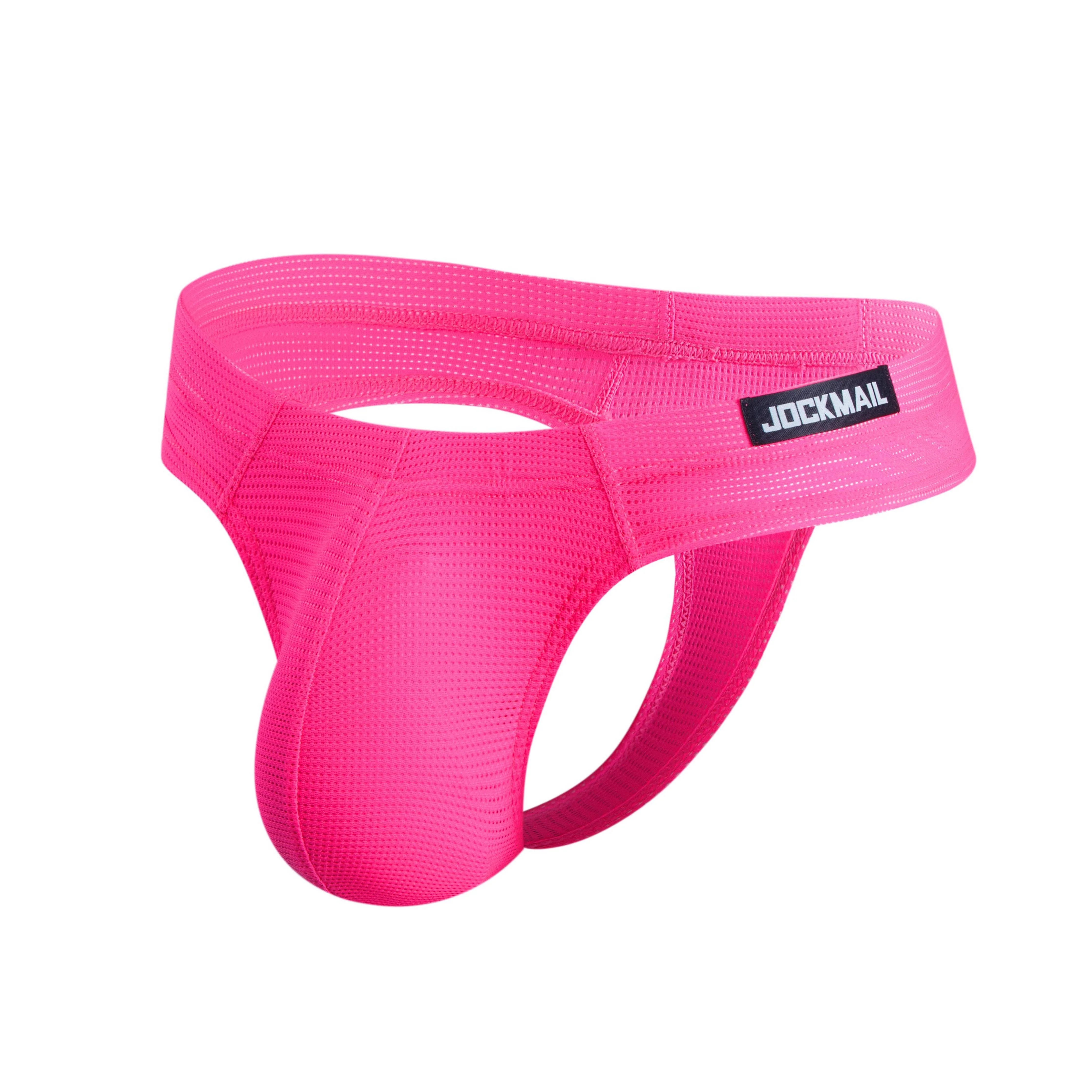 Men's Jockmail JM296 - Monochromatic Mesh Thong - Image 19