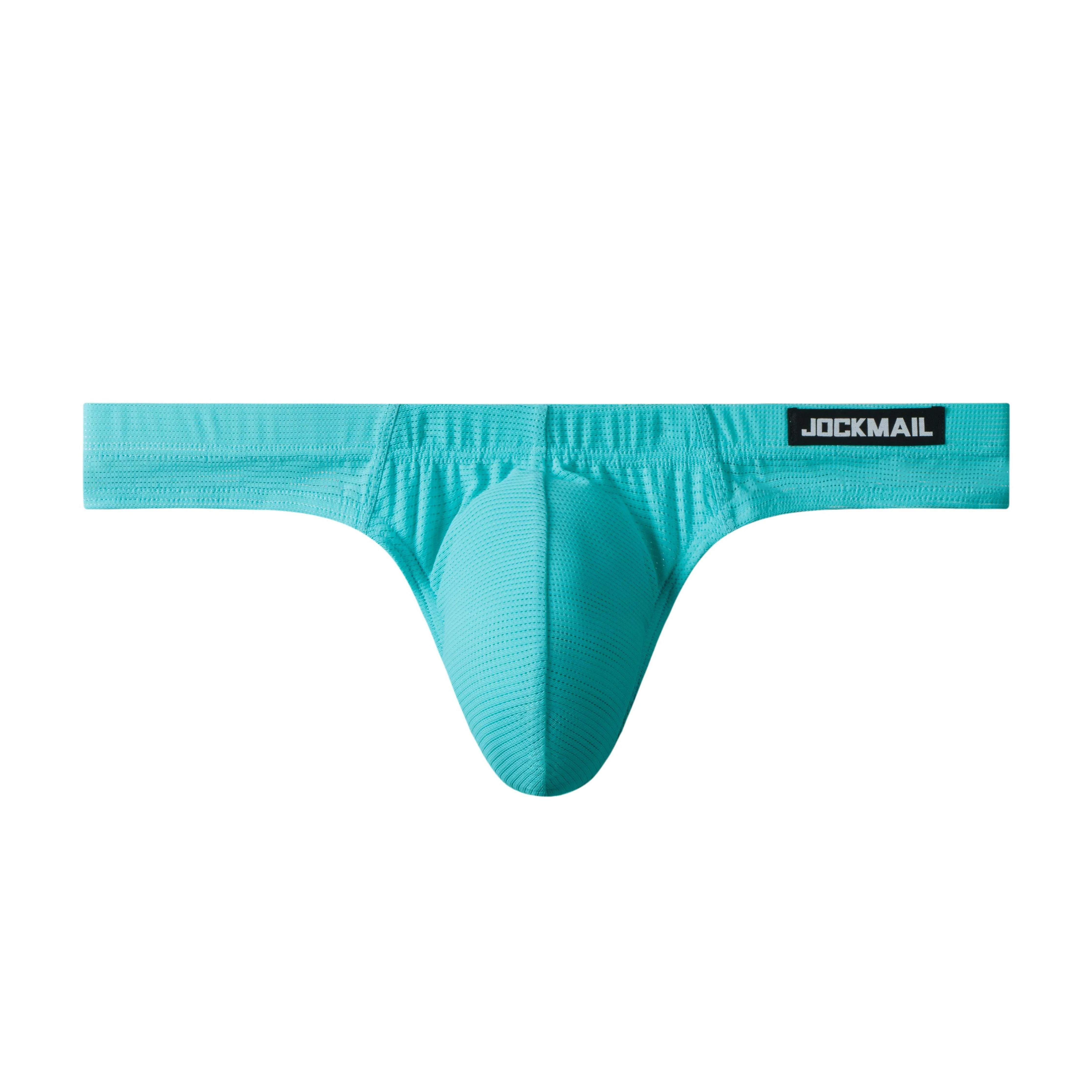 Men's Jockmail JM296 - Monochromatic Mesh Thong - Image 7