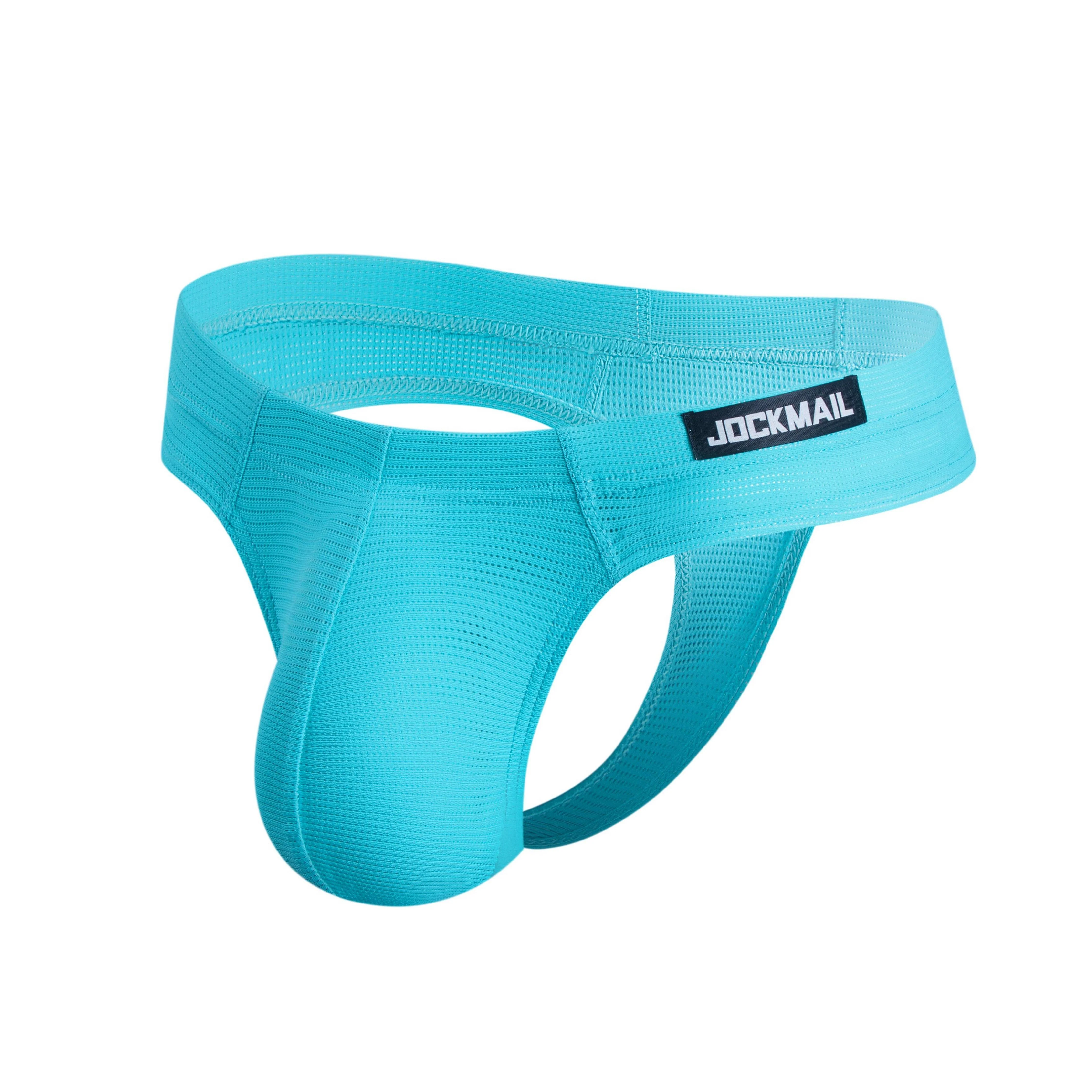 Men's Jockmail JM296 - Monochromatic Mesh Thong - Image 8