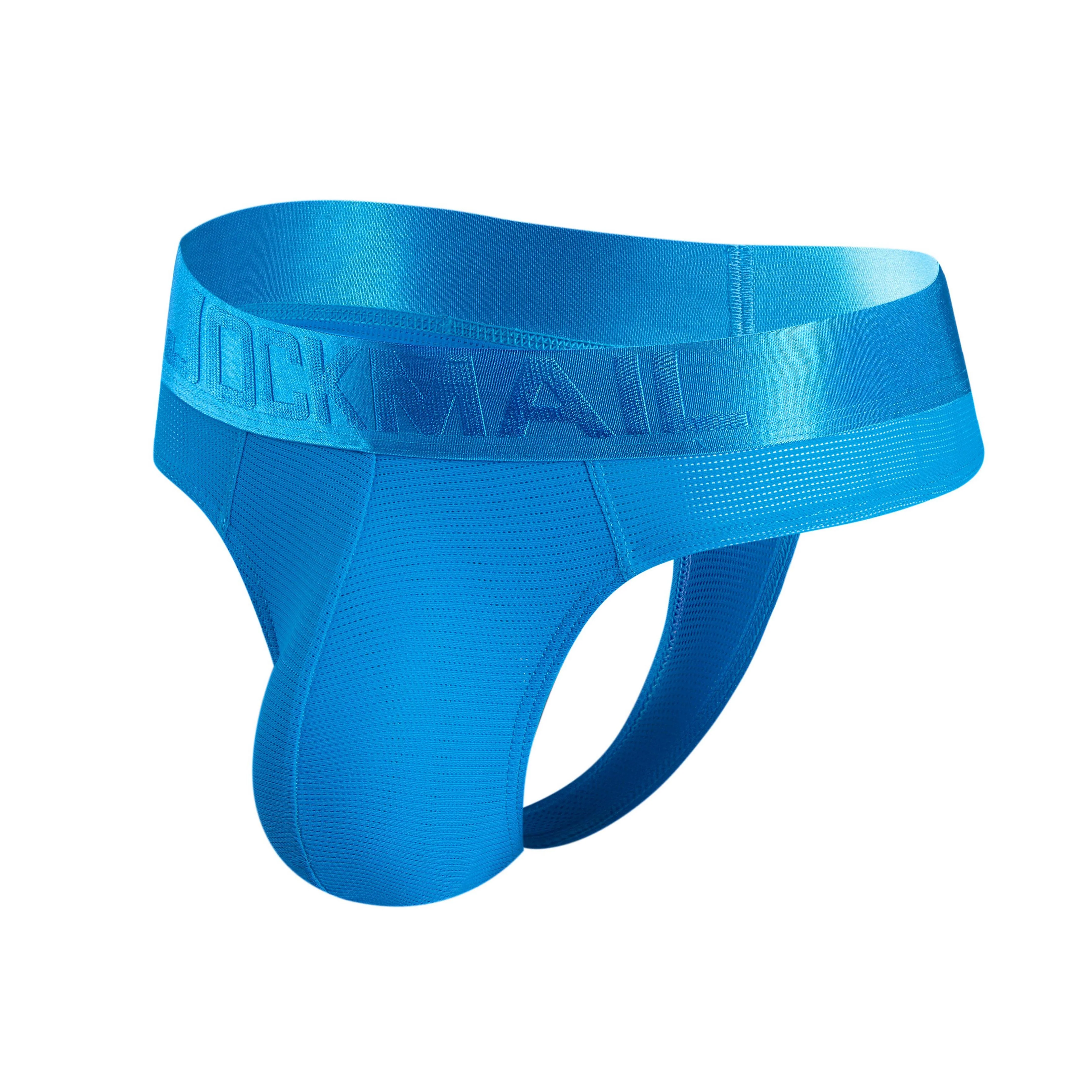 Men's Jockmail JM297 - Monochromatic Mesh Thong - Image 3