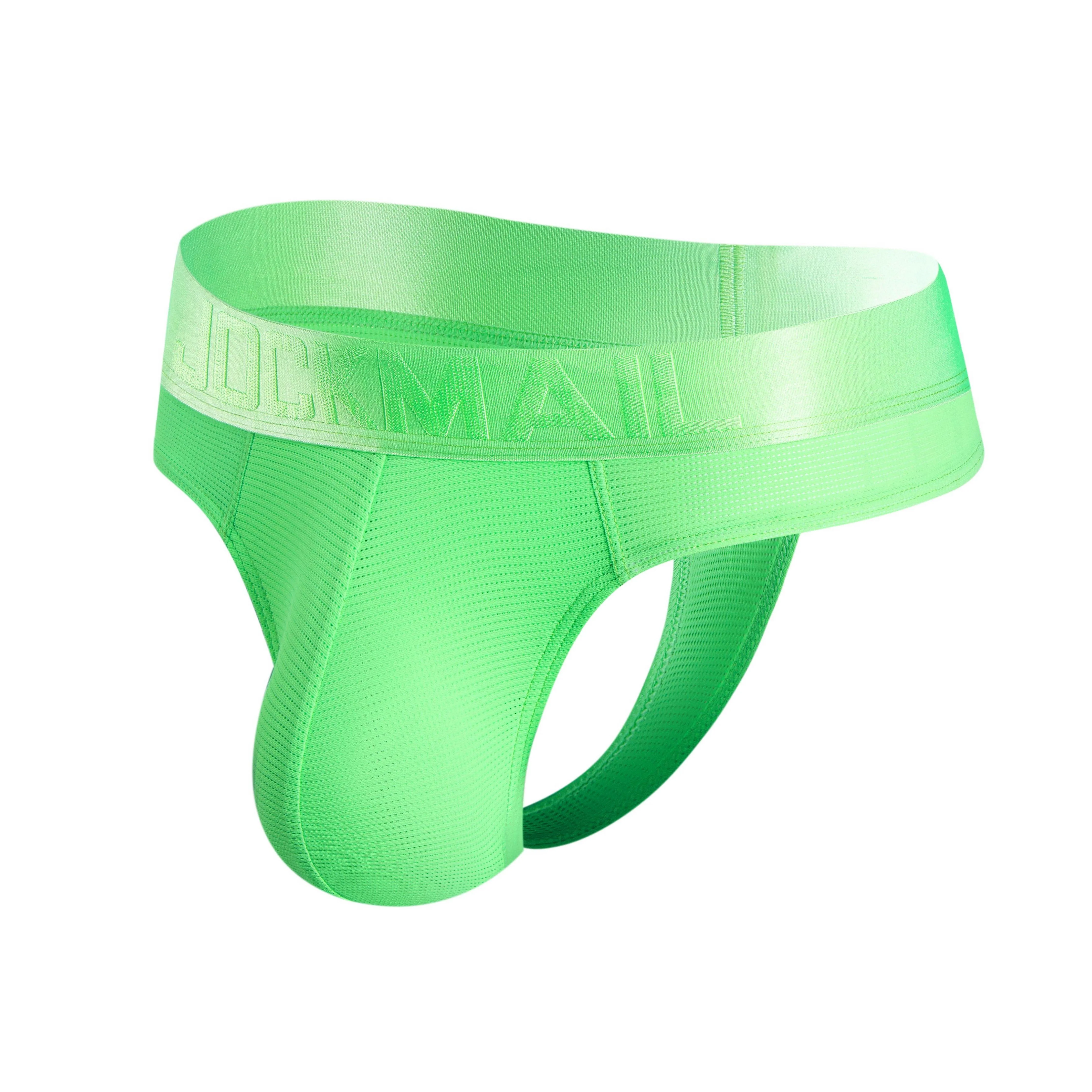 Men's Jockmail JM297 - Monochromatic Mesh Thong - Image 5