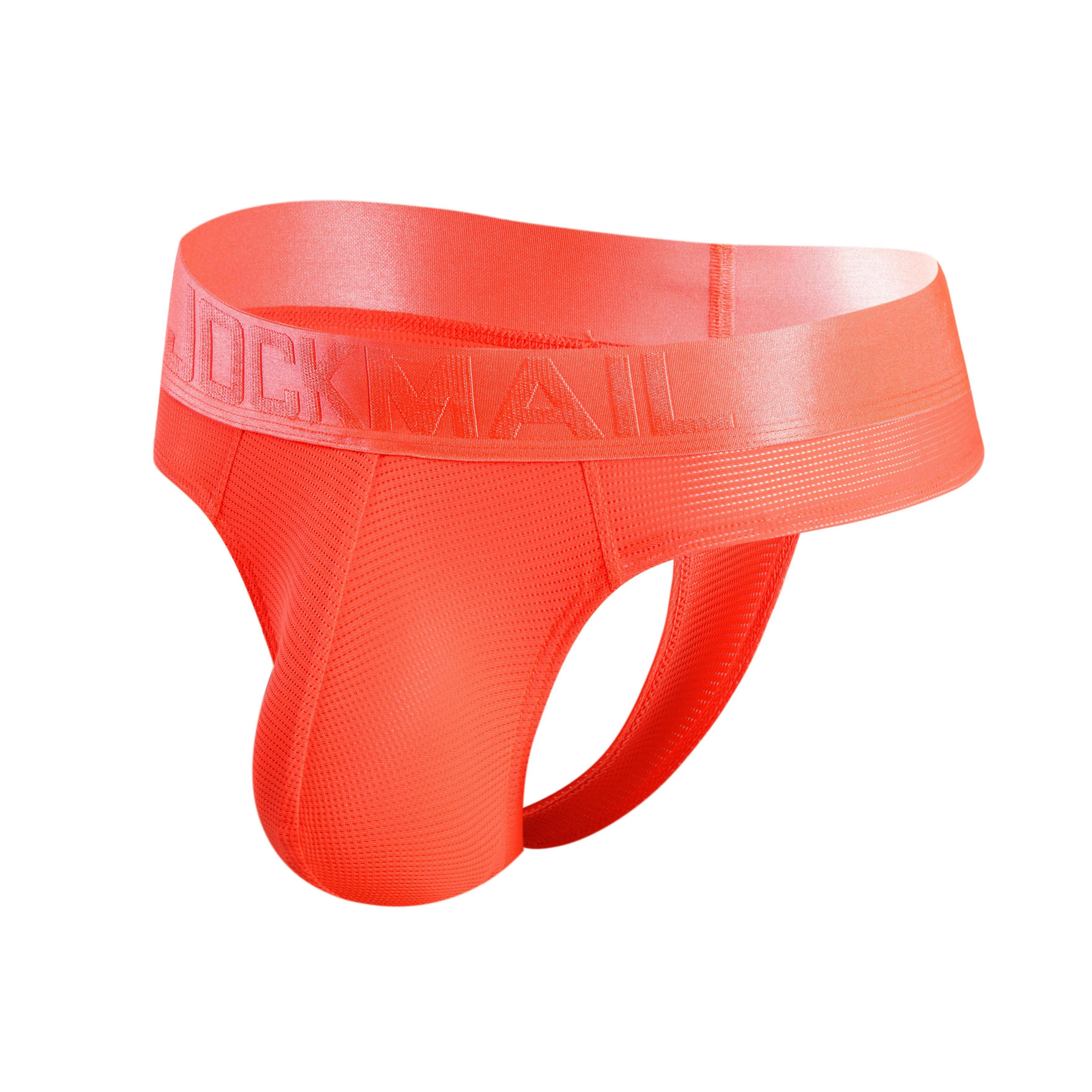 Men's Jockmail JM297 - Monochromatic Mesh Thong - Image 8