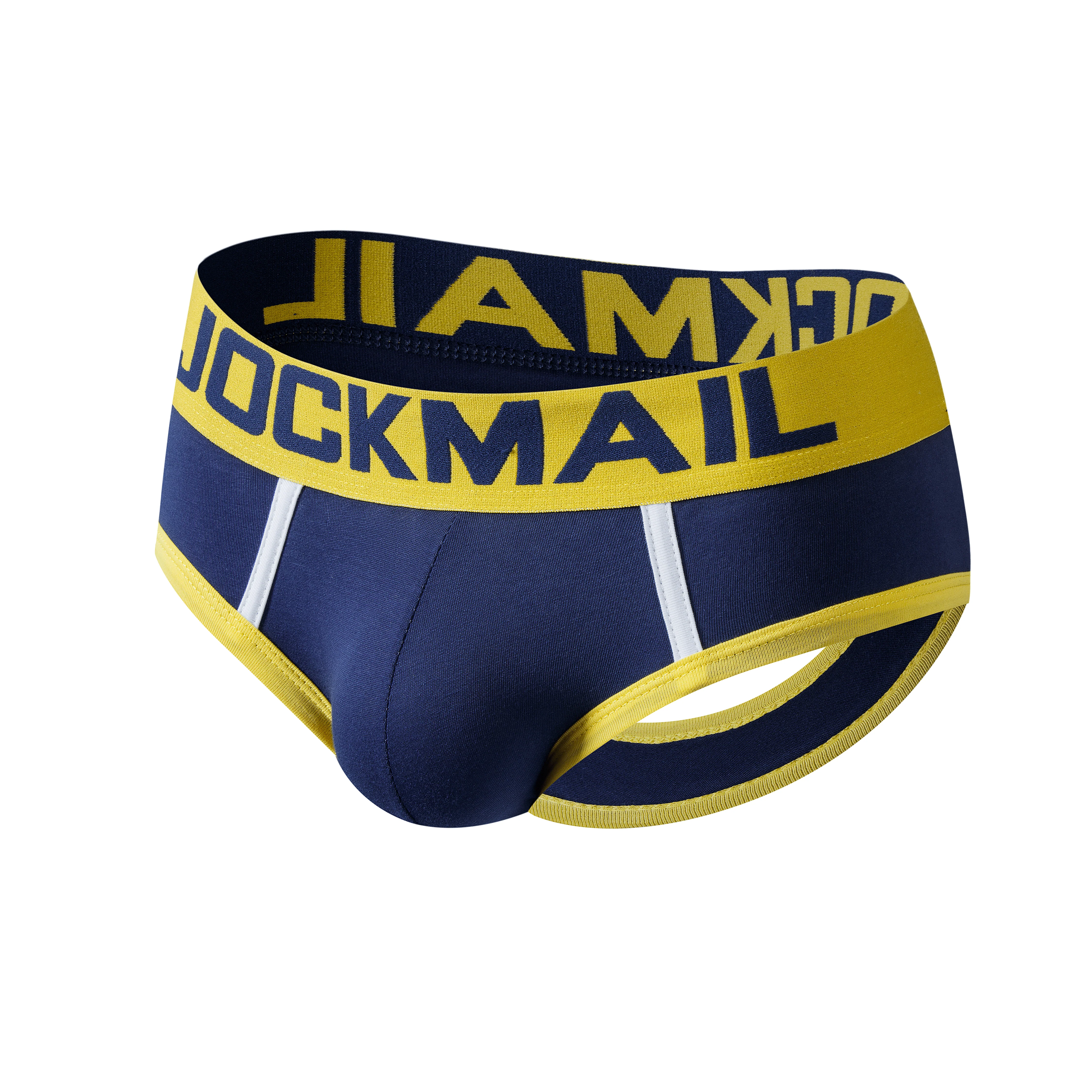 Men's JOCKMAIL JM312 - Backless Two-Tone Brief - Image 3