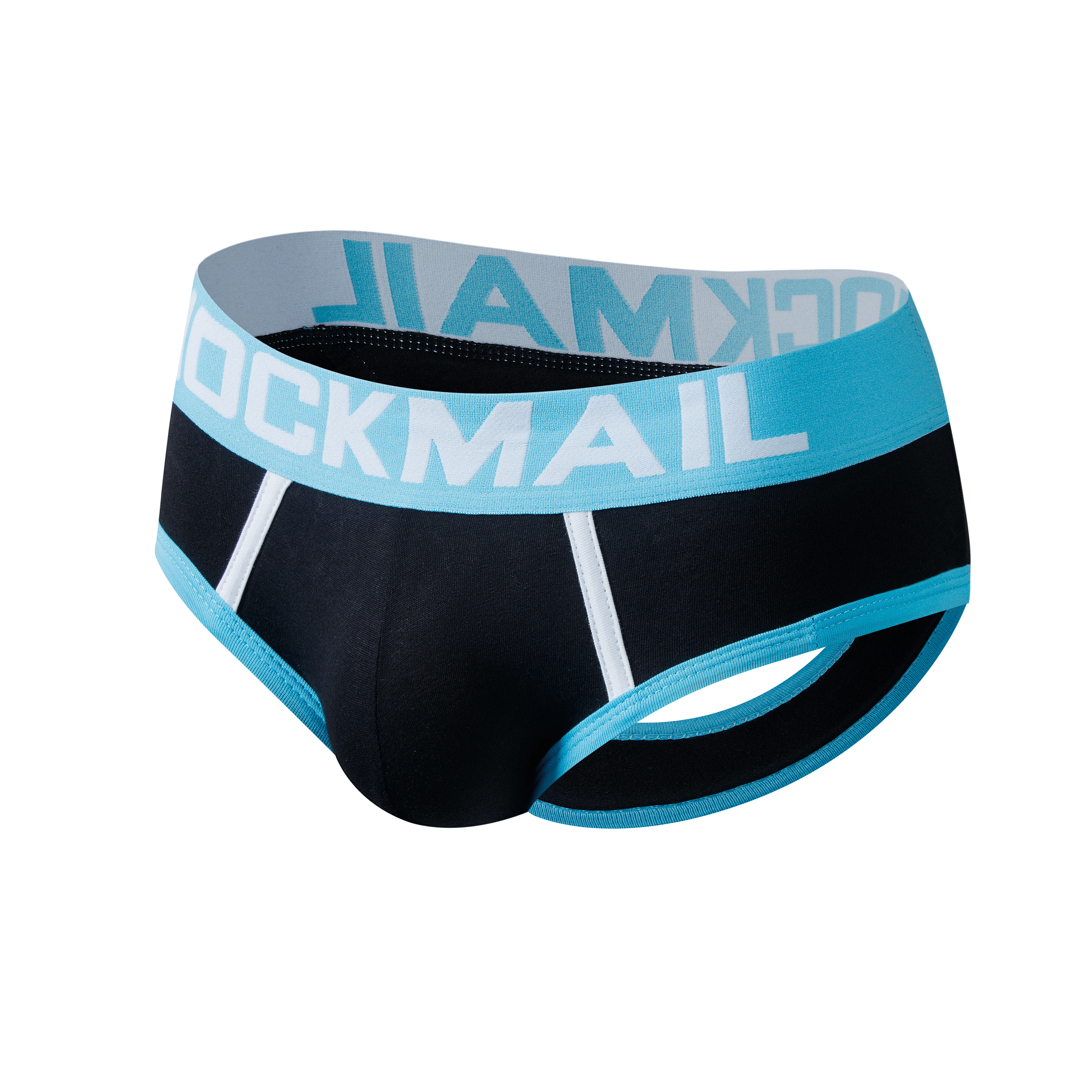 Men's JOCKMAIL JM312 - Backless Two-Tone Brief - Image 5