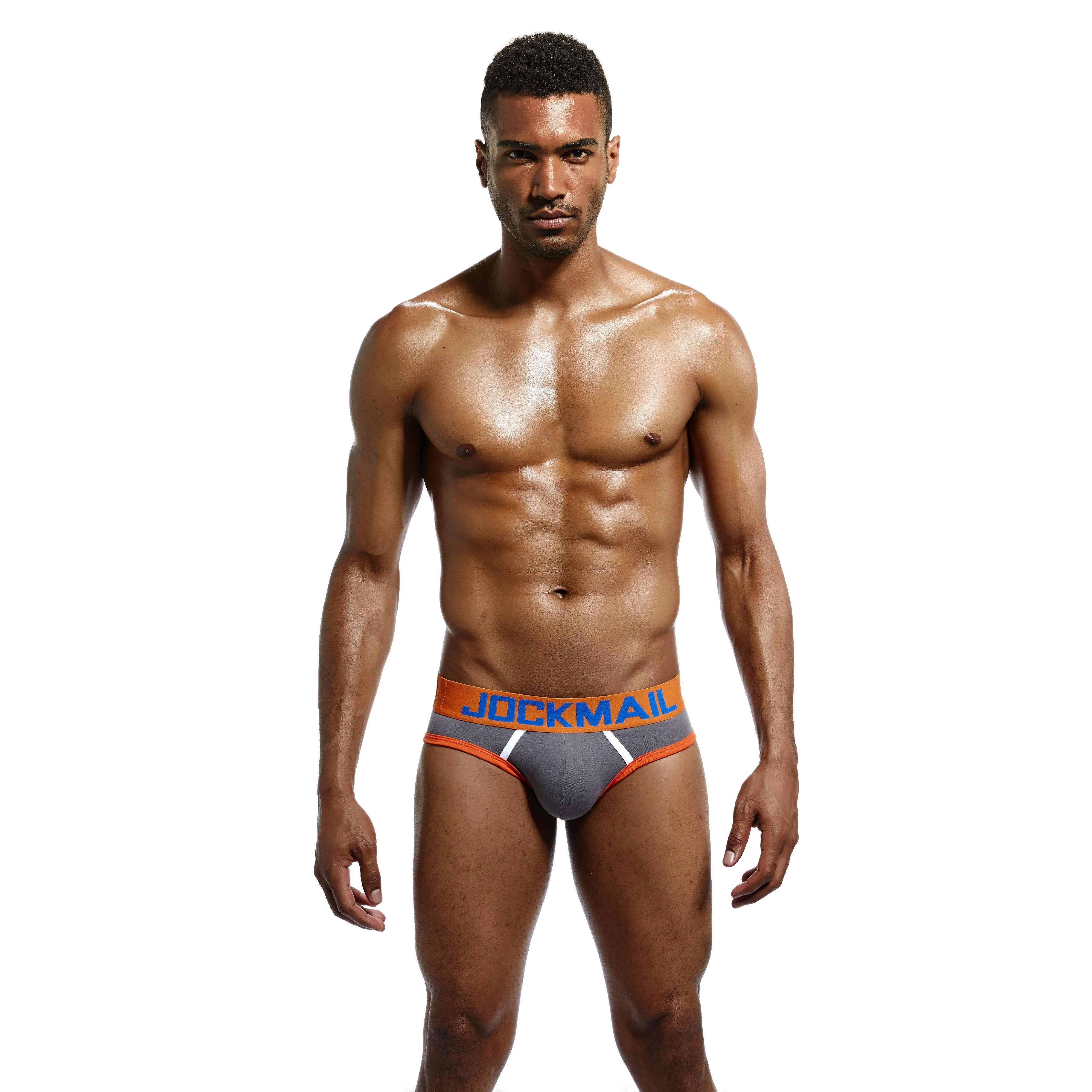 Men's JOCKMAIL JM312 - Backless Two-Tone Brief - Image 8