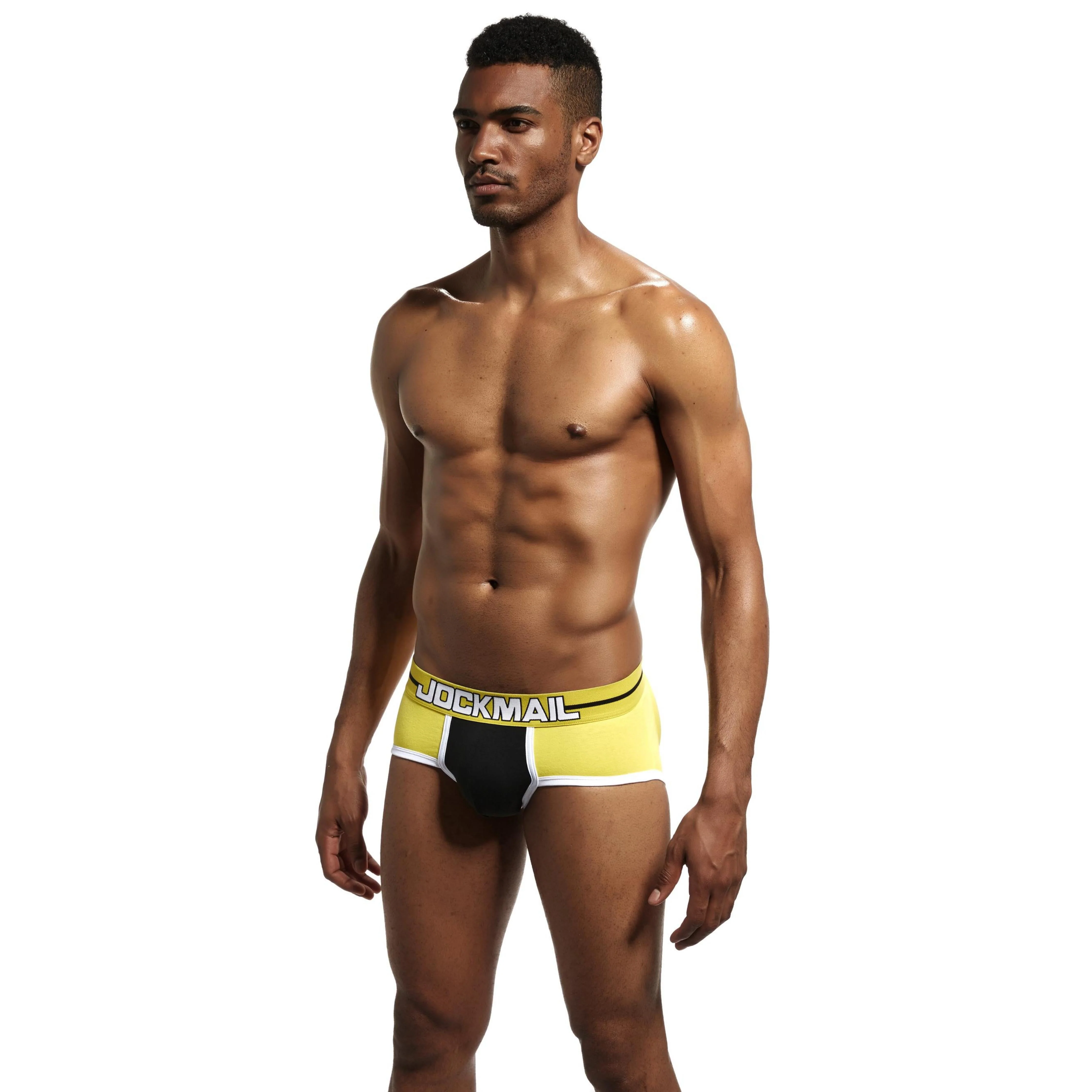 Men's JOCKMAIL JM316 - Yellow - Image 2