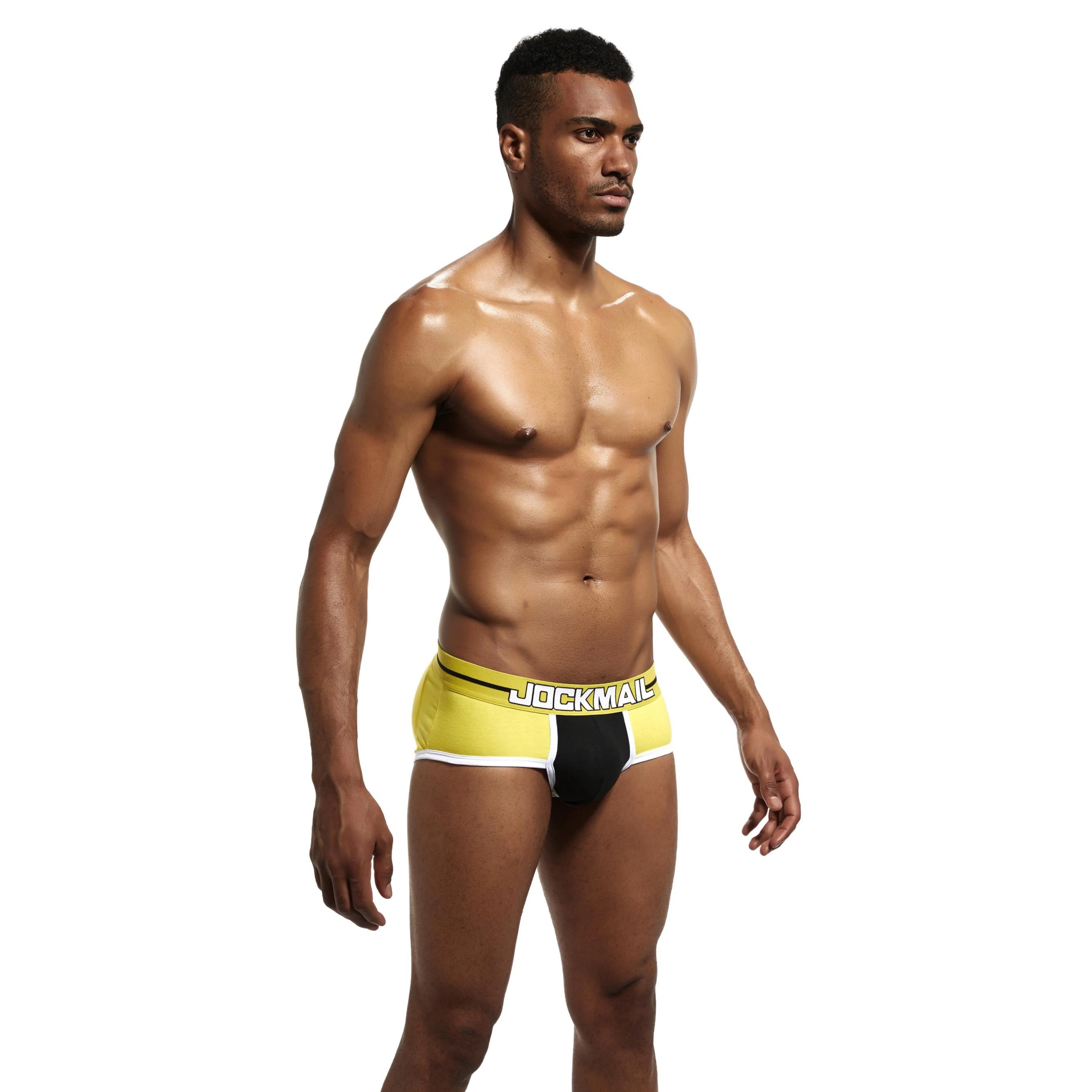Men's JOCKMAIL JM316 - Yellow - Image 3