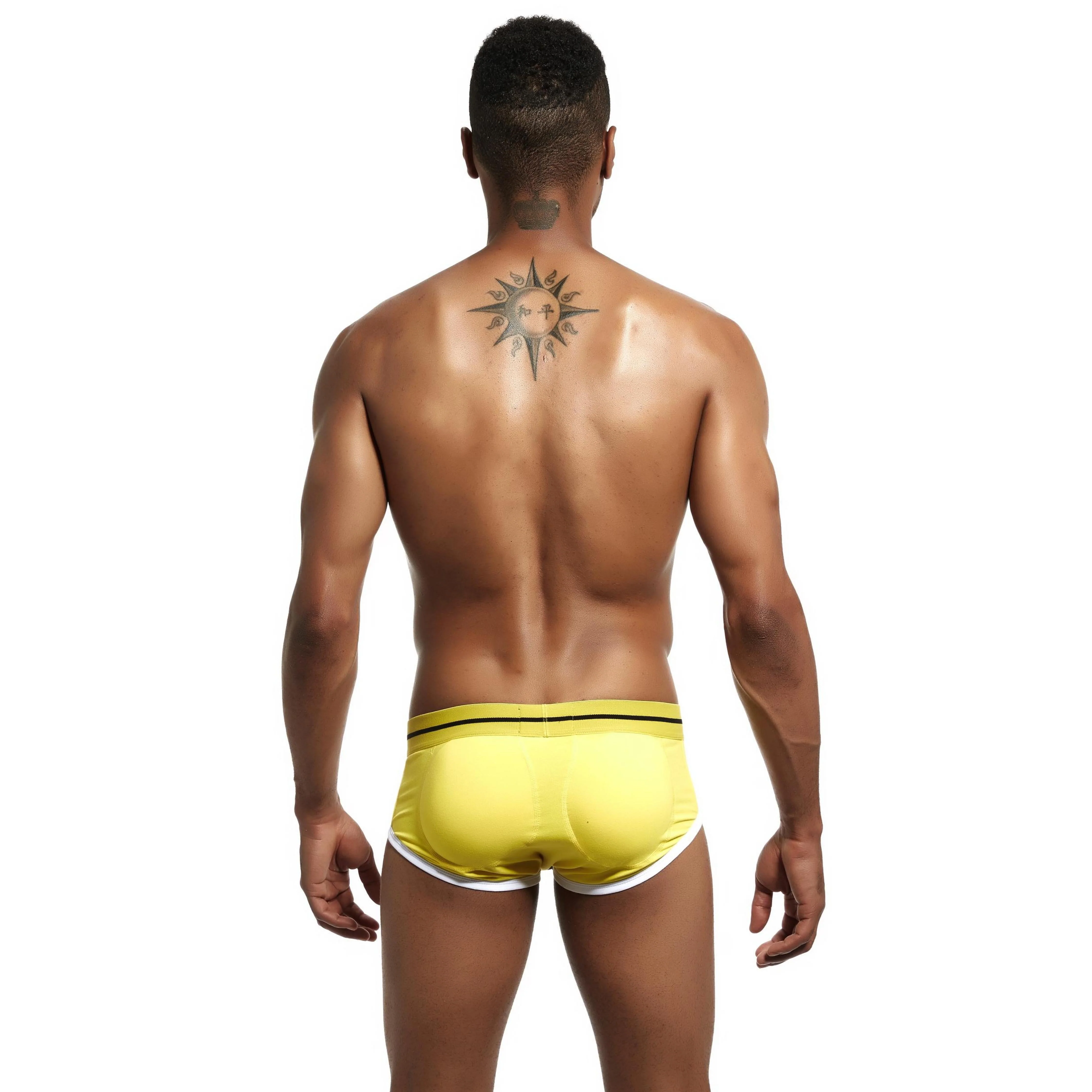 Men's JOCKMAIL JM316 - Yellow - Image 4