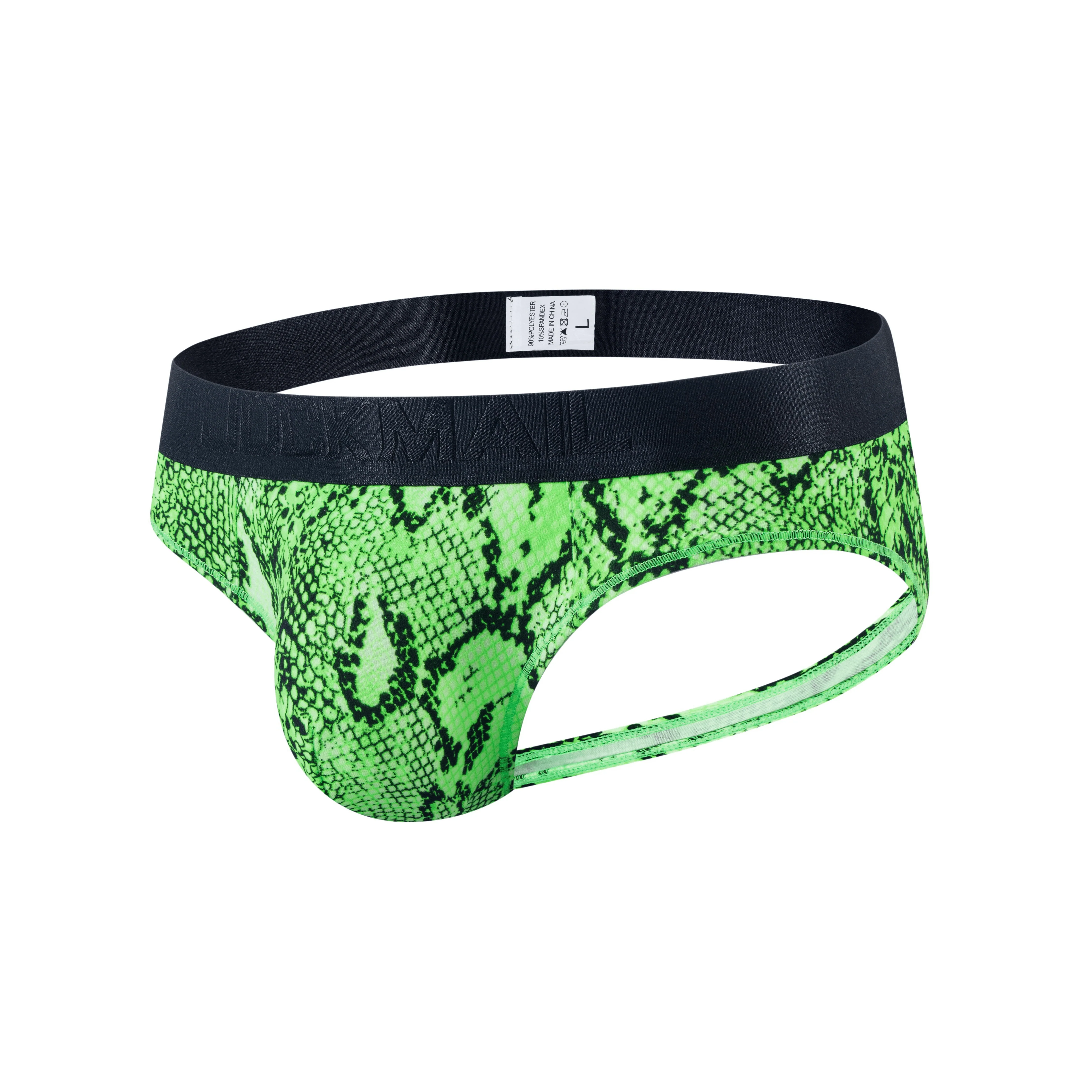 Men's JOCKMAIL JM318 - Monochromatic Backless Snake Brief - Image 8