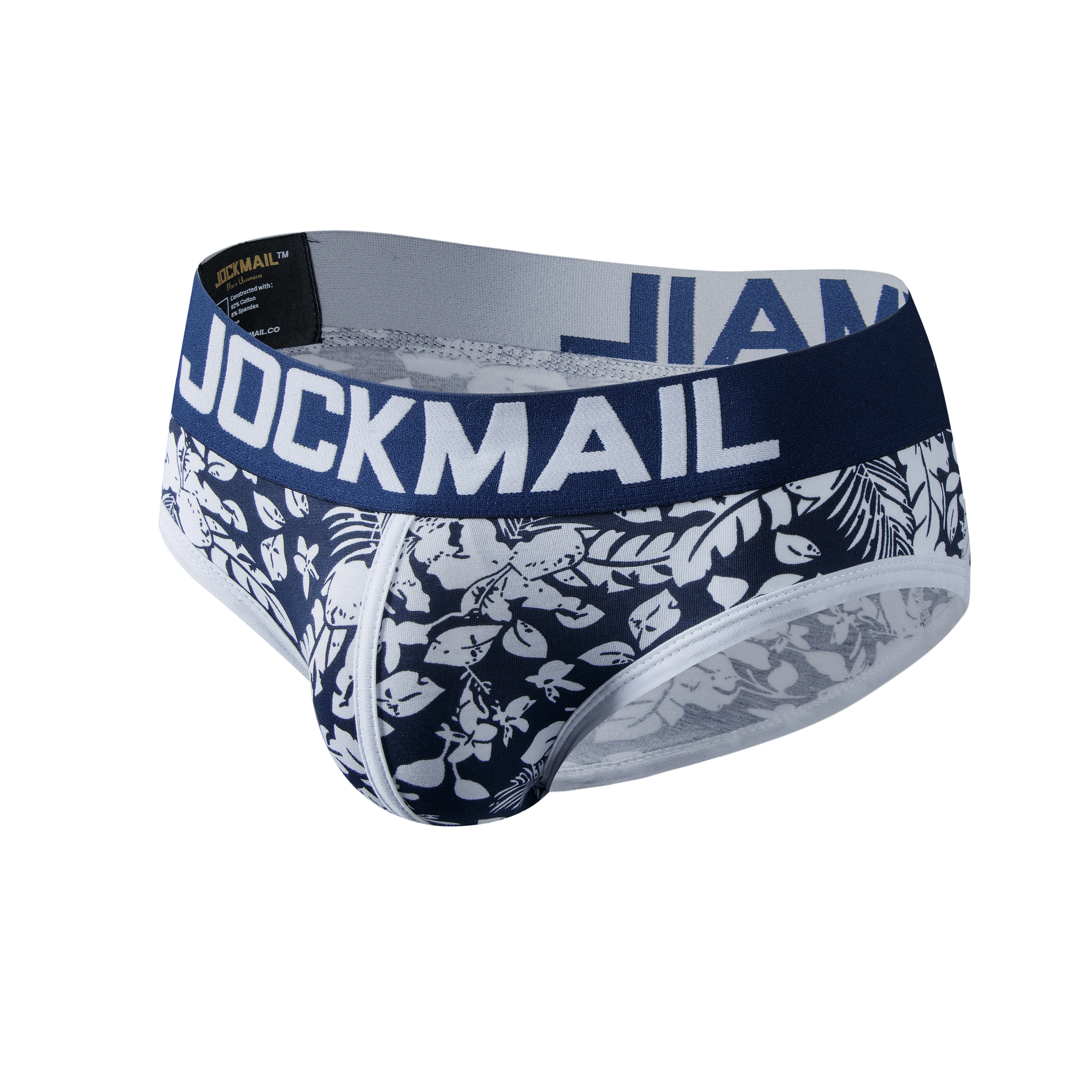 Men's JOCKMAIL JM323 - Floral Brief - Image 3