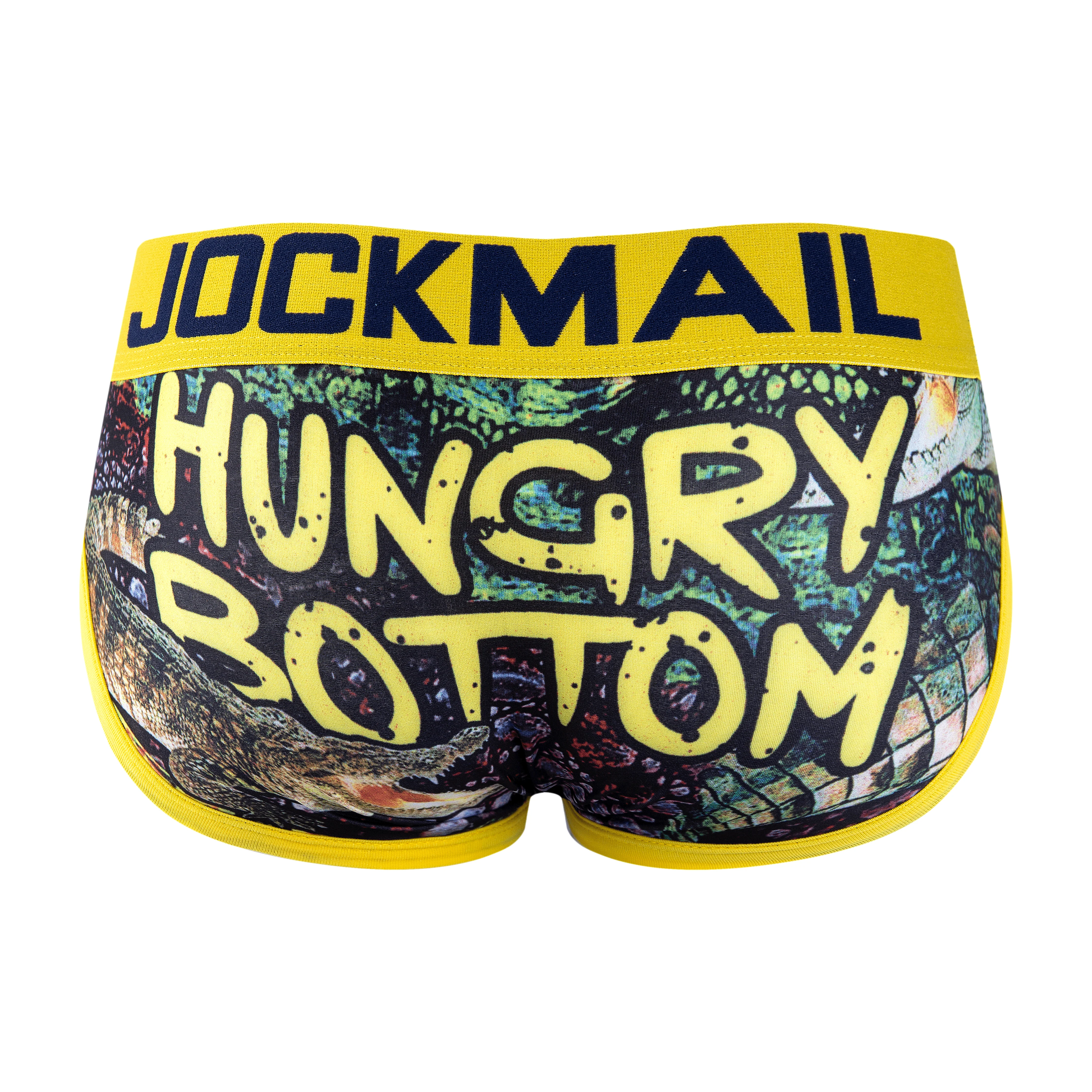 Men's JOCKMAIL JM325 Brief - Yellow - Image 3