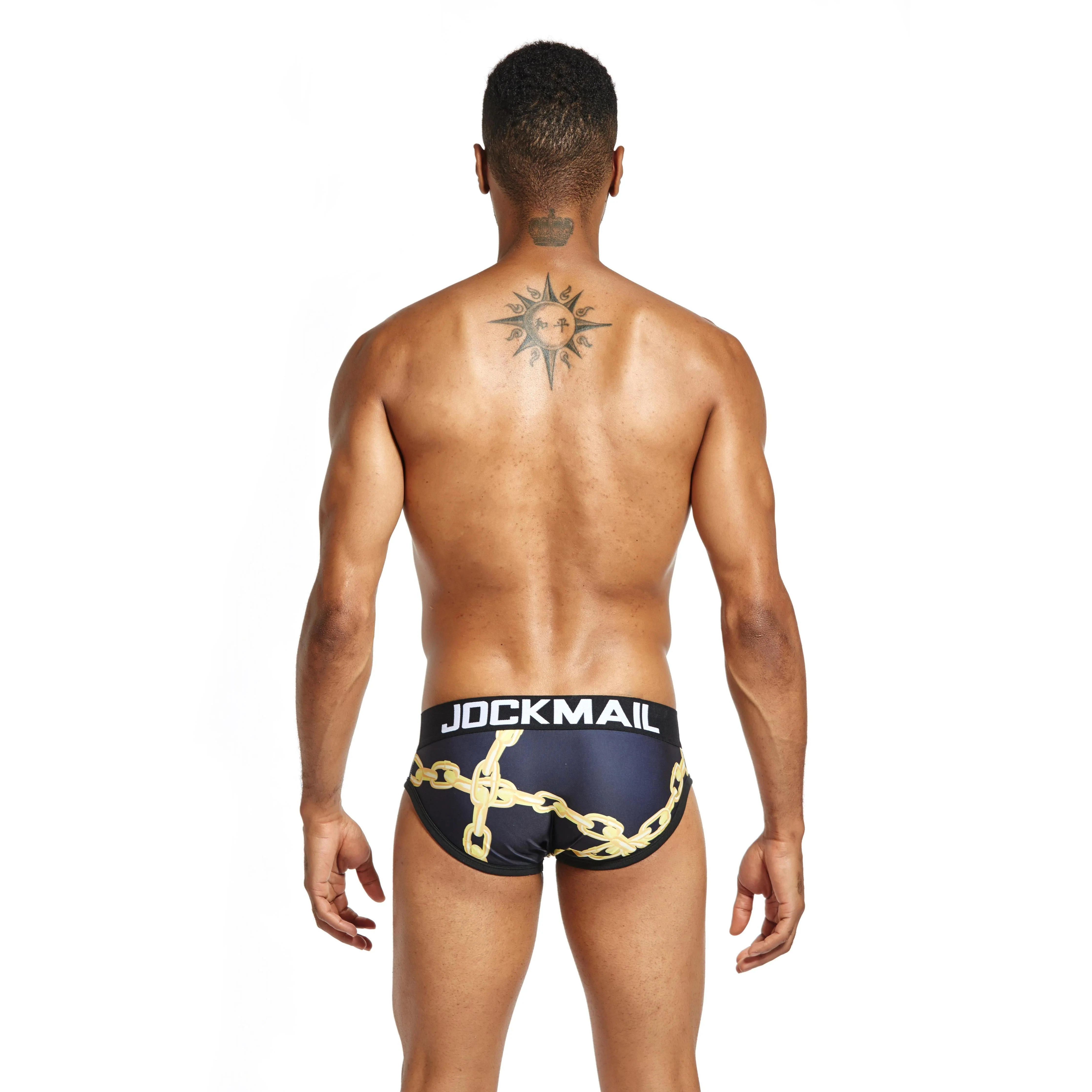 Men's JOCKMAIL JM328 Brief - Black - Image 4