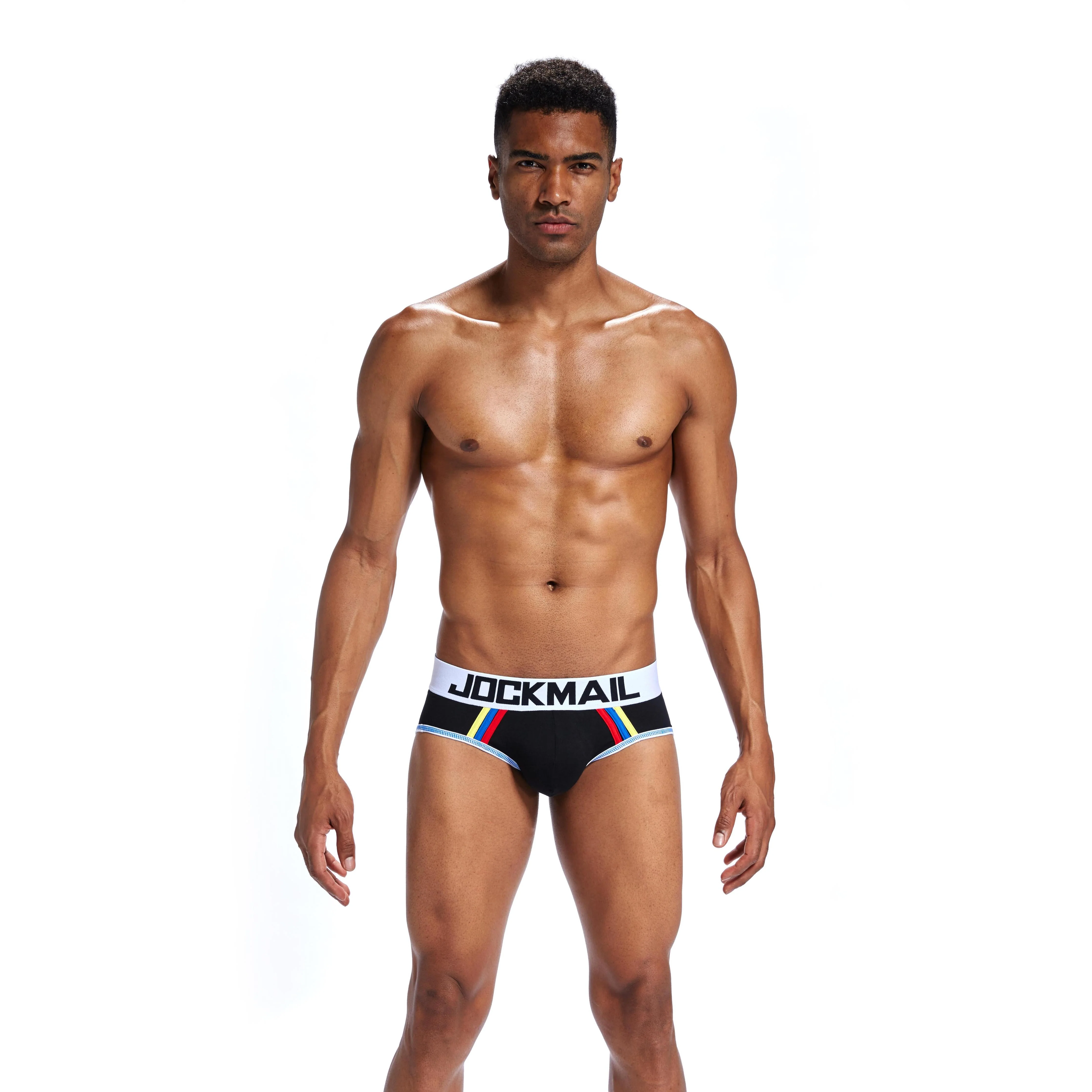 Men's JOCKMAIL JM337 - Tri-Tone Brief - Image 2