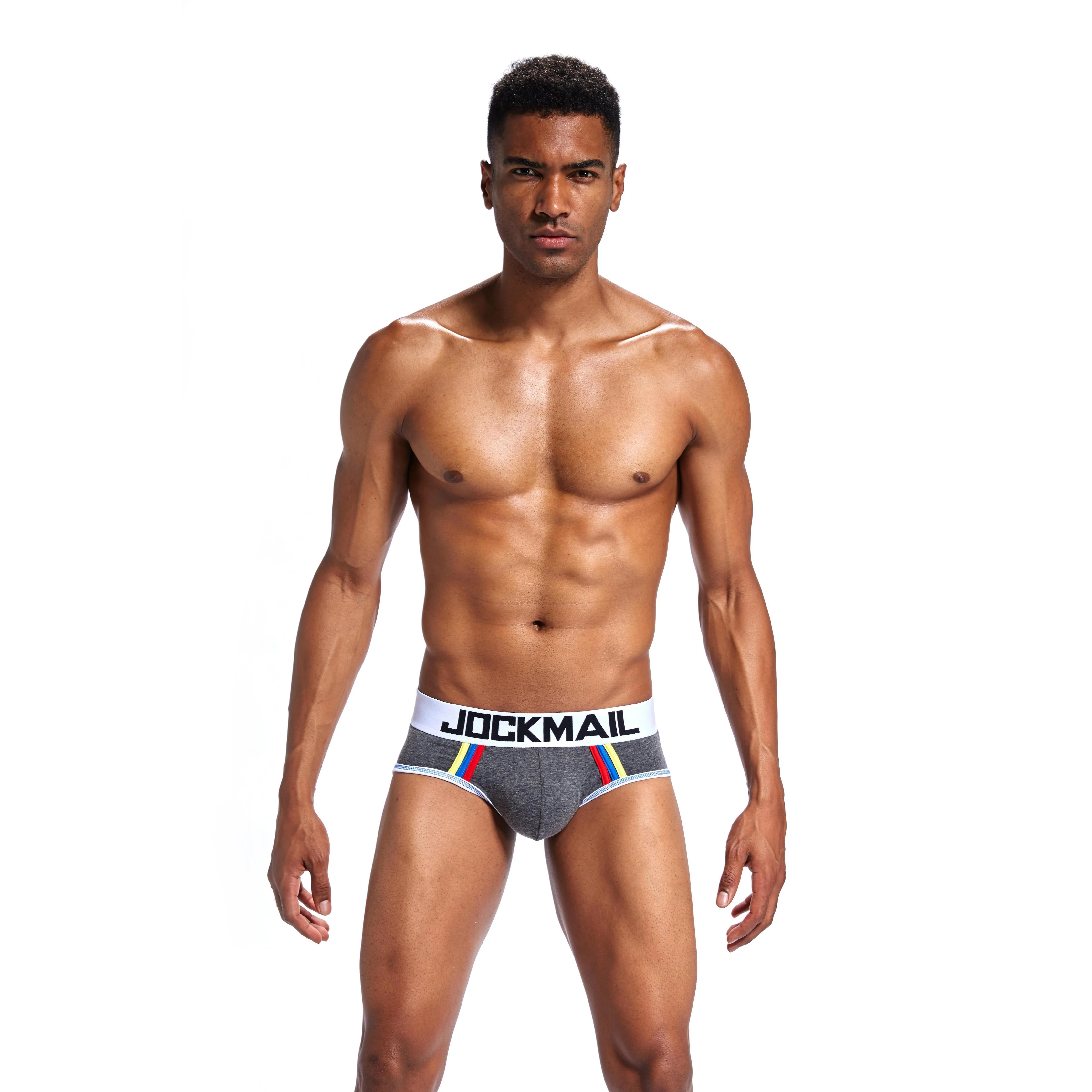 Men's JOCKMAIL JM337 - Tri-Tone Brief - Image 4
