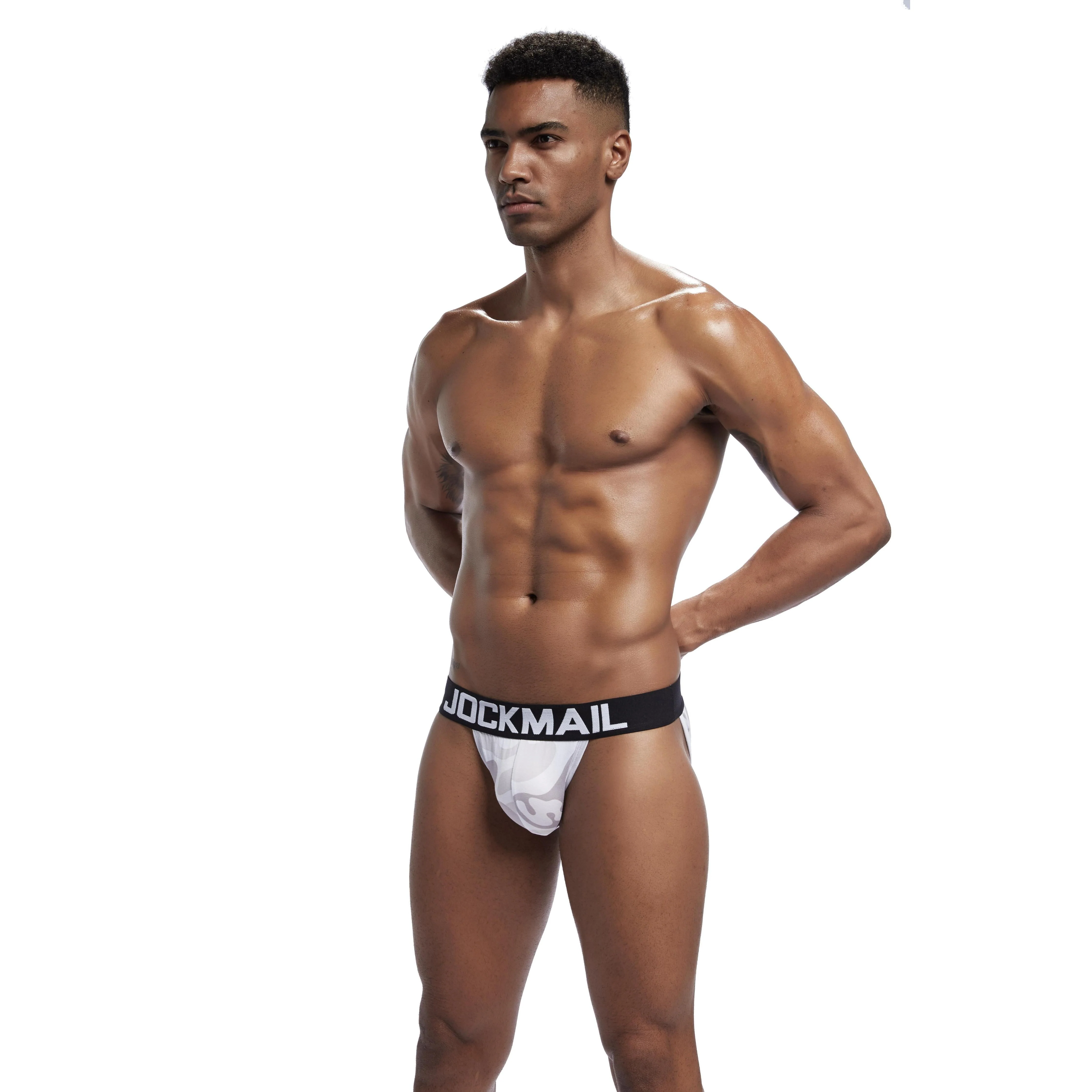Men's JOCKMAIL JM348 Brief - Blue - Green - Grey - Image 8