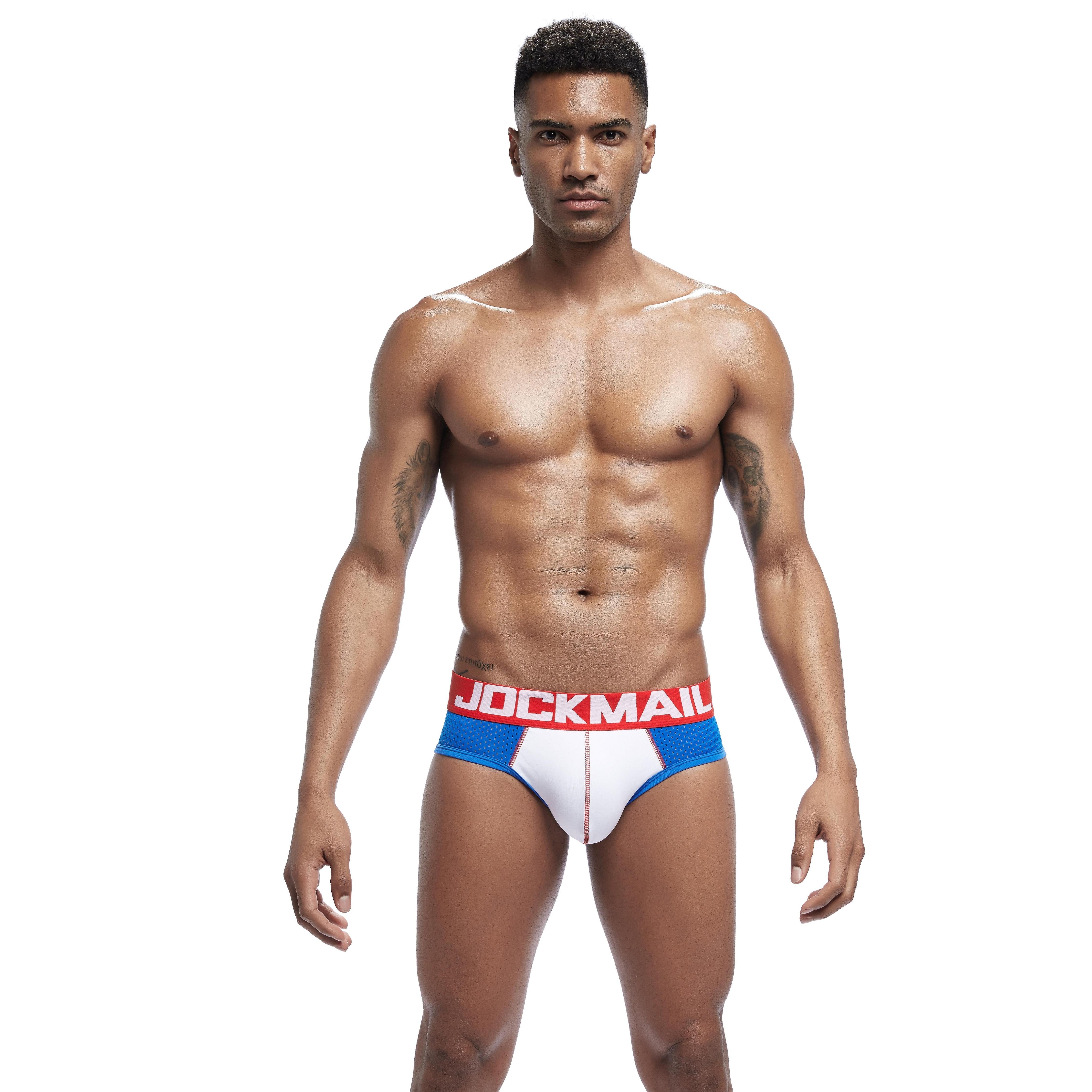Men's JOCKMAIL JM351 - Multimesh Brief - Image 4
