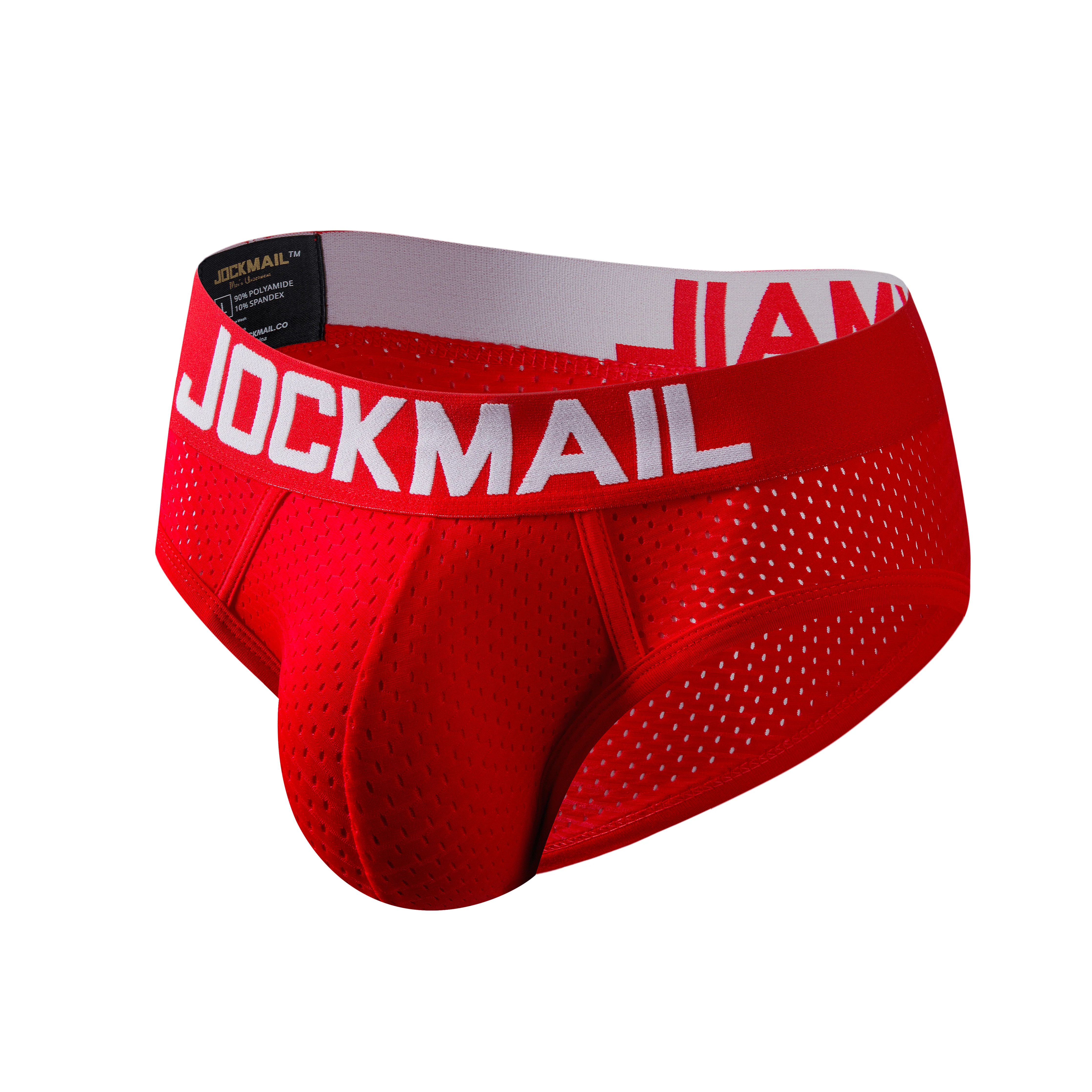 Men's JOCKMAIL JM352 Brief - Black - Navy - Red - White - Image 5