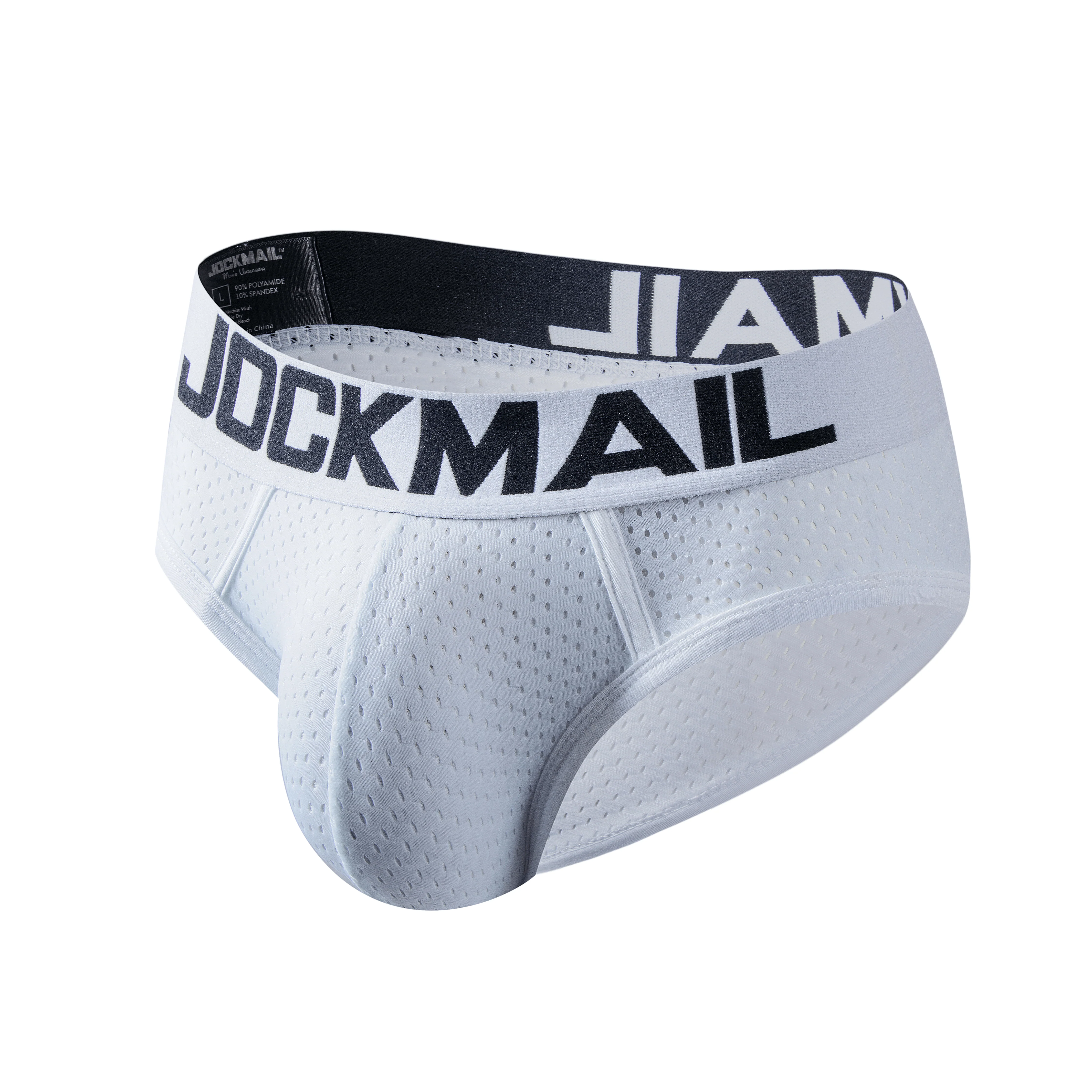 Men's JOCKMAIL JM352 Brief - Black - Navy - Red - White - Image 7