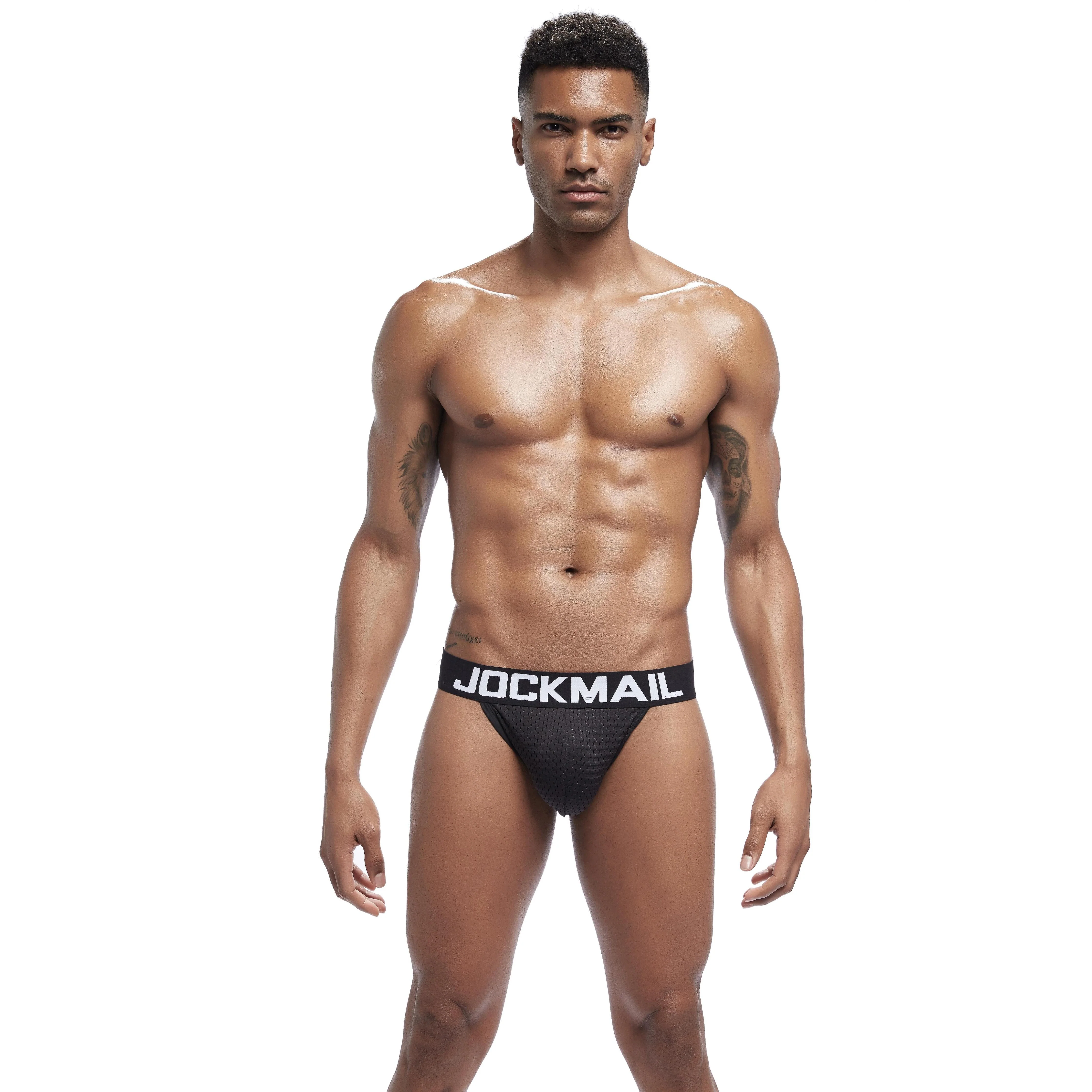 Men's JOCKMAIL JM353 - Full Mesh Brief - Image 2