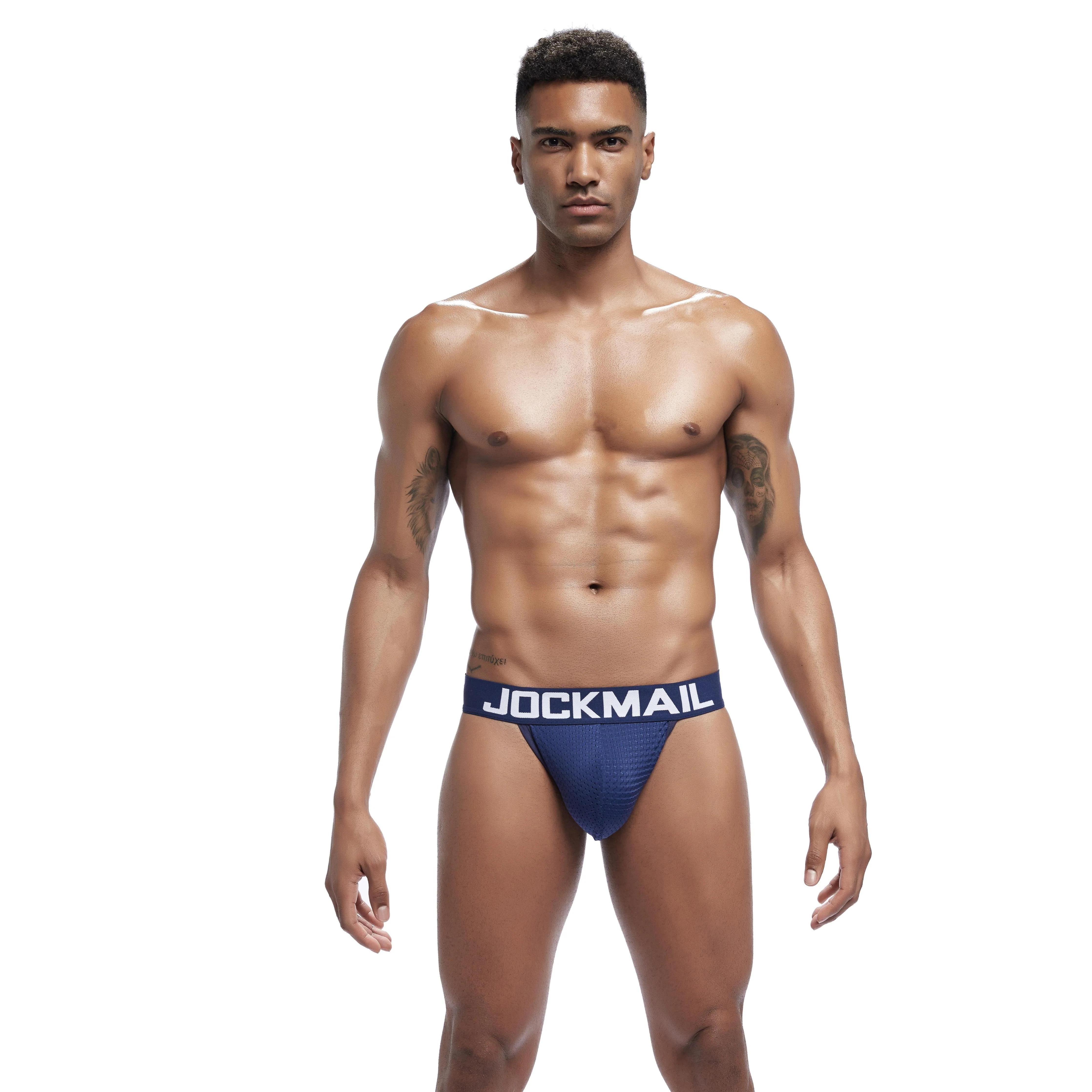 Men's JOCKMAIL JM353 - Full Mesh Brief - Image 4